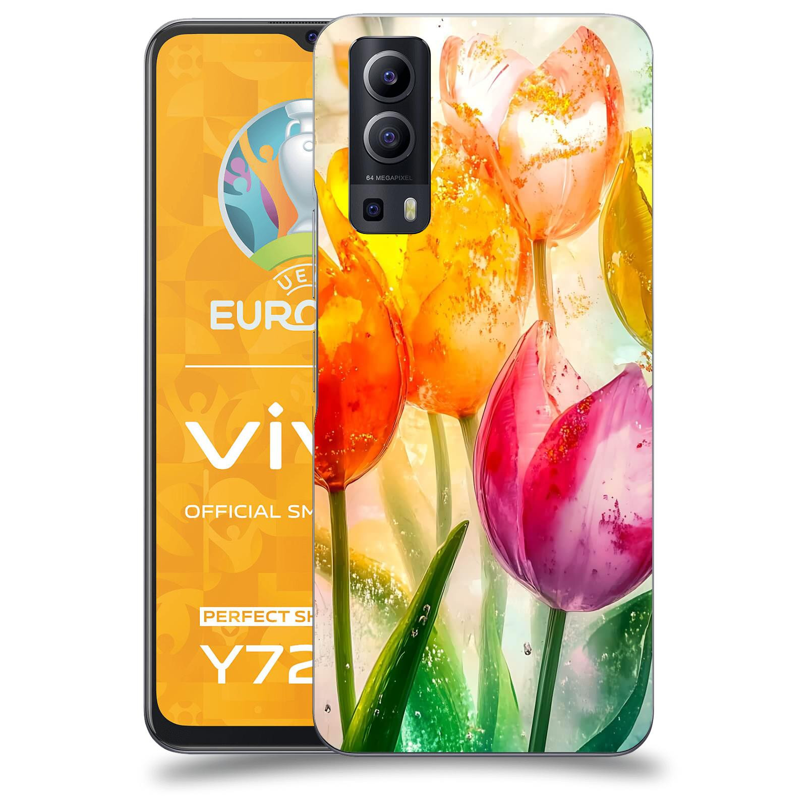 ACOVER Kryt na mobil Vivo Y72 5G - Jarní vášeň