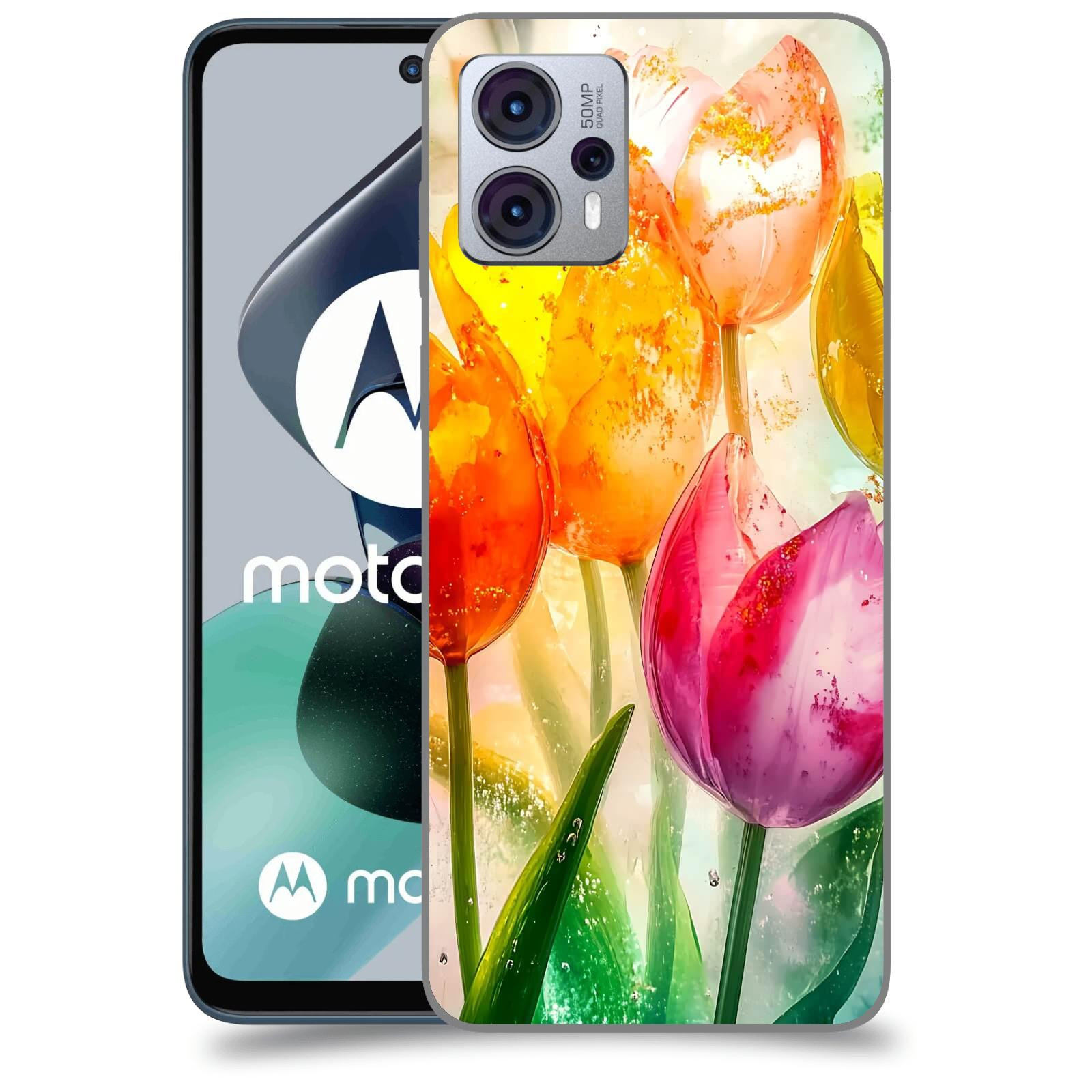 ACOVER Kryt na mobil Motorola Moto G23 - Jarní vášeň