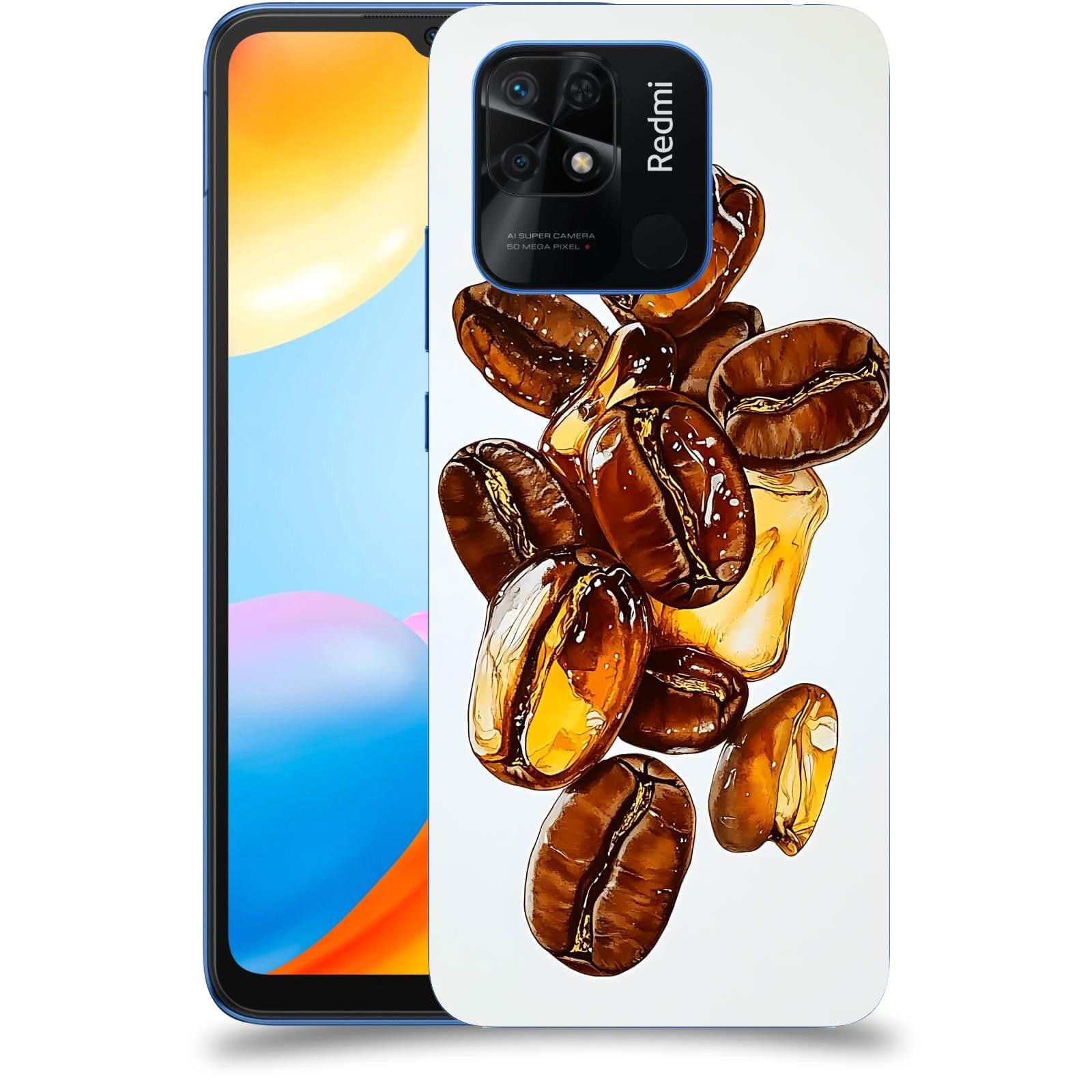 ACOVER Kryt na mobil Xiaomi Redmi 10C - Karamelová energie