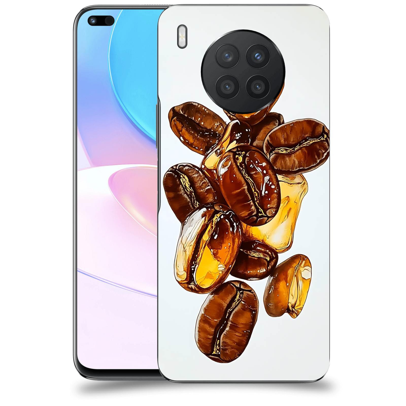 ACOVER Kryt na mobil Honor 50 Lite - Karamelová energie