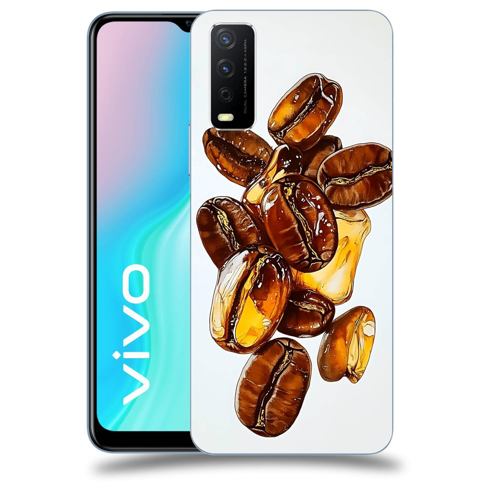 ACOVER Kryt na mobil Vivo Y11s - Karamelová energie