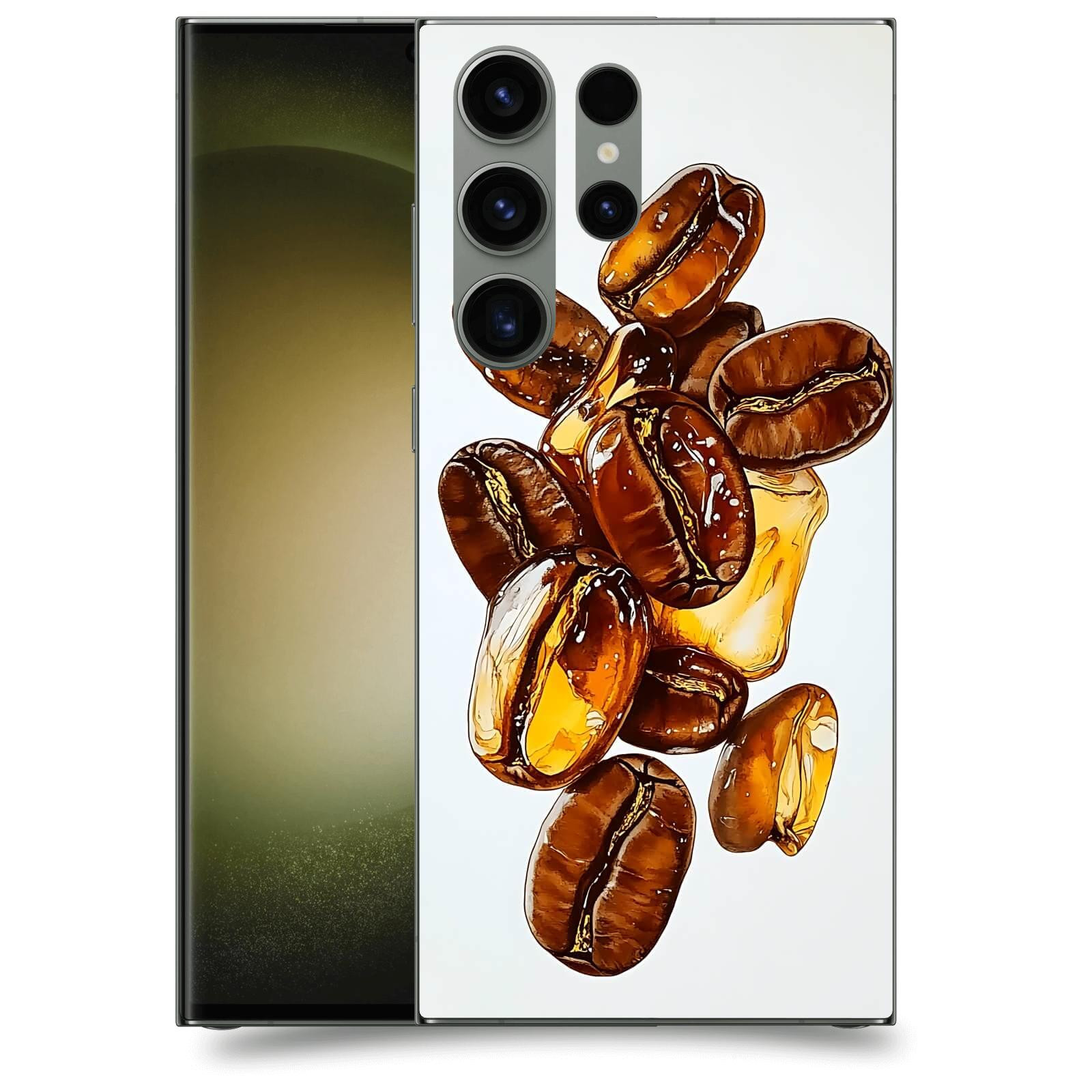 ACOVER Kryt na mobil Samsung Galaxy S23 Ultra 5G - Karamelová energie
