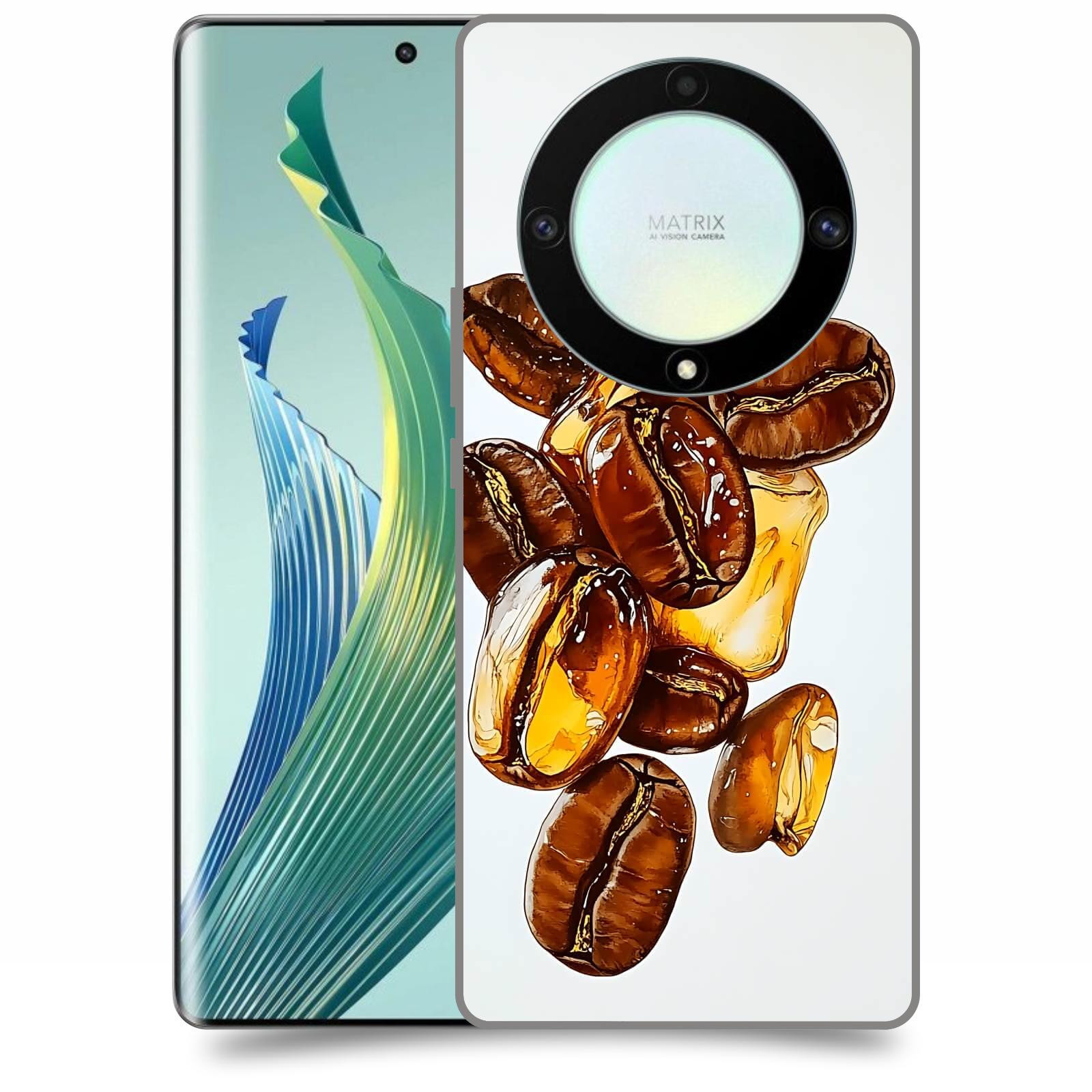 ACOVER Kryt na mobil Honor Magic 5 Lite 5G - Karamelová energie