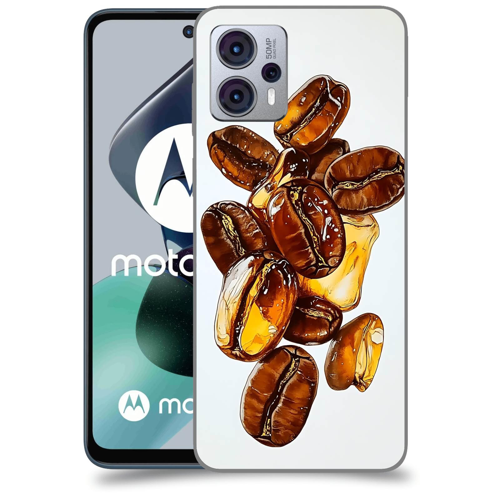 ACOVER Kryt na mobil Motorola Moto G23 - Karamelová energie