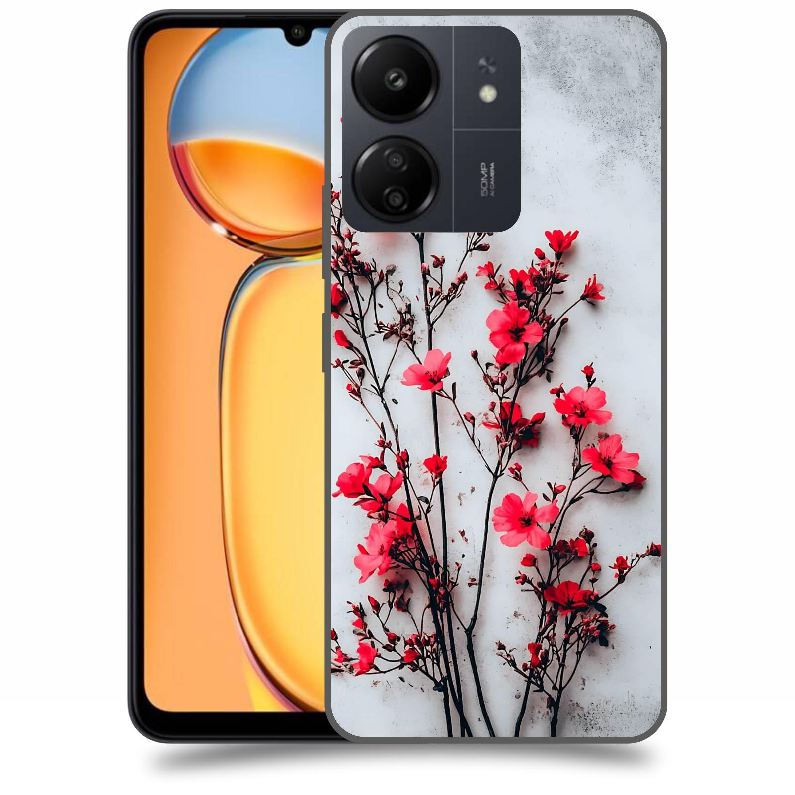 ACOVER Kryt na mobil Xiaomi Redmi 13C 4G  Kontrastní elegance
