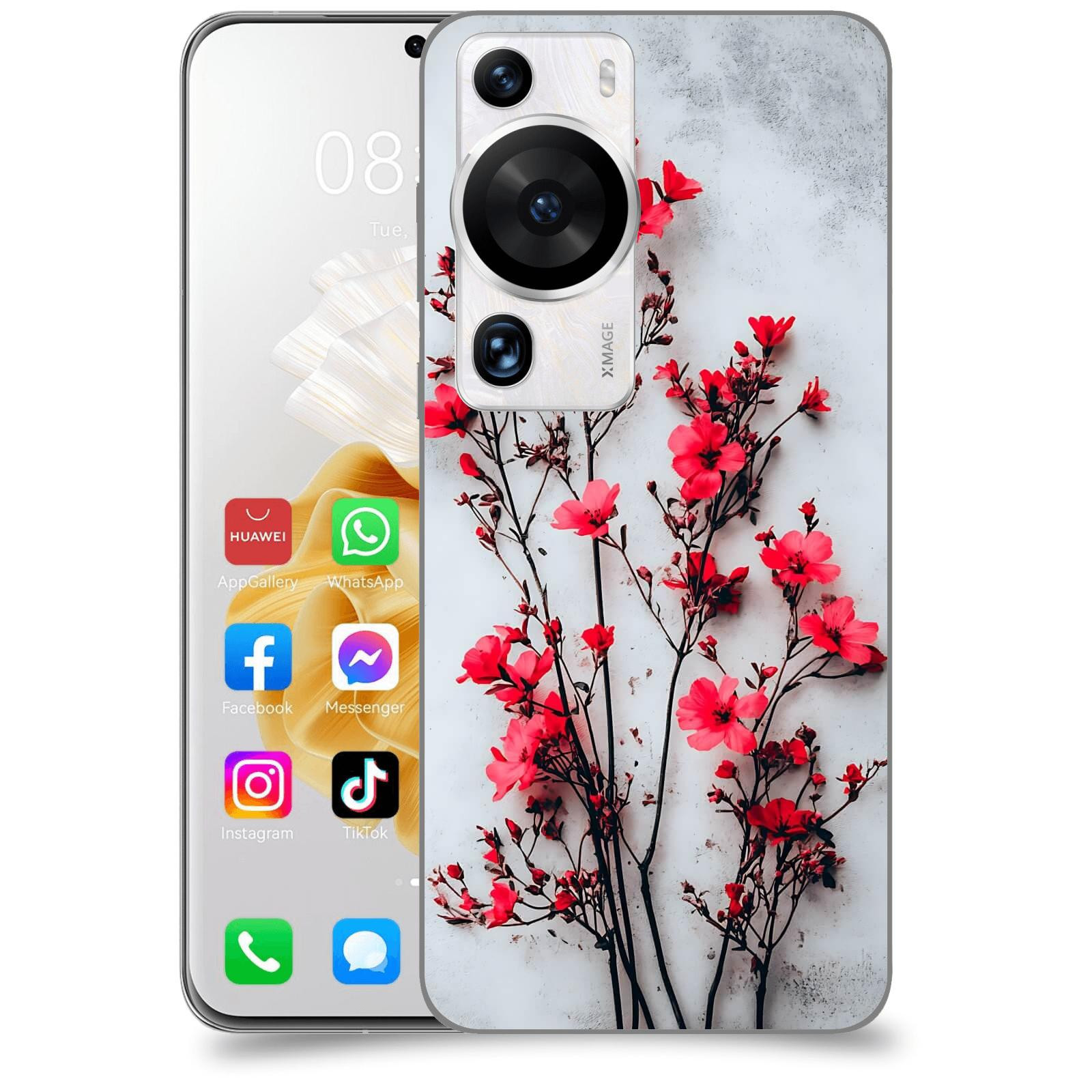 ACOVER Kryt na mobil Huawei P60 Pro - Kontrastní elegance