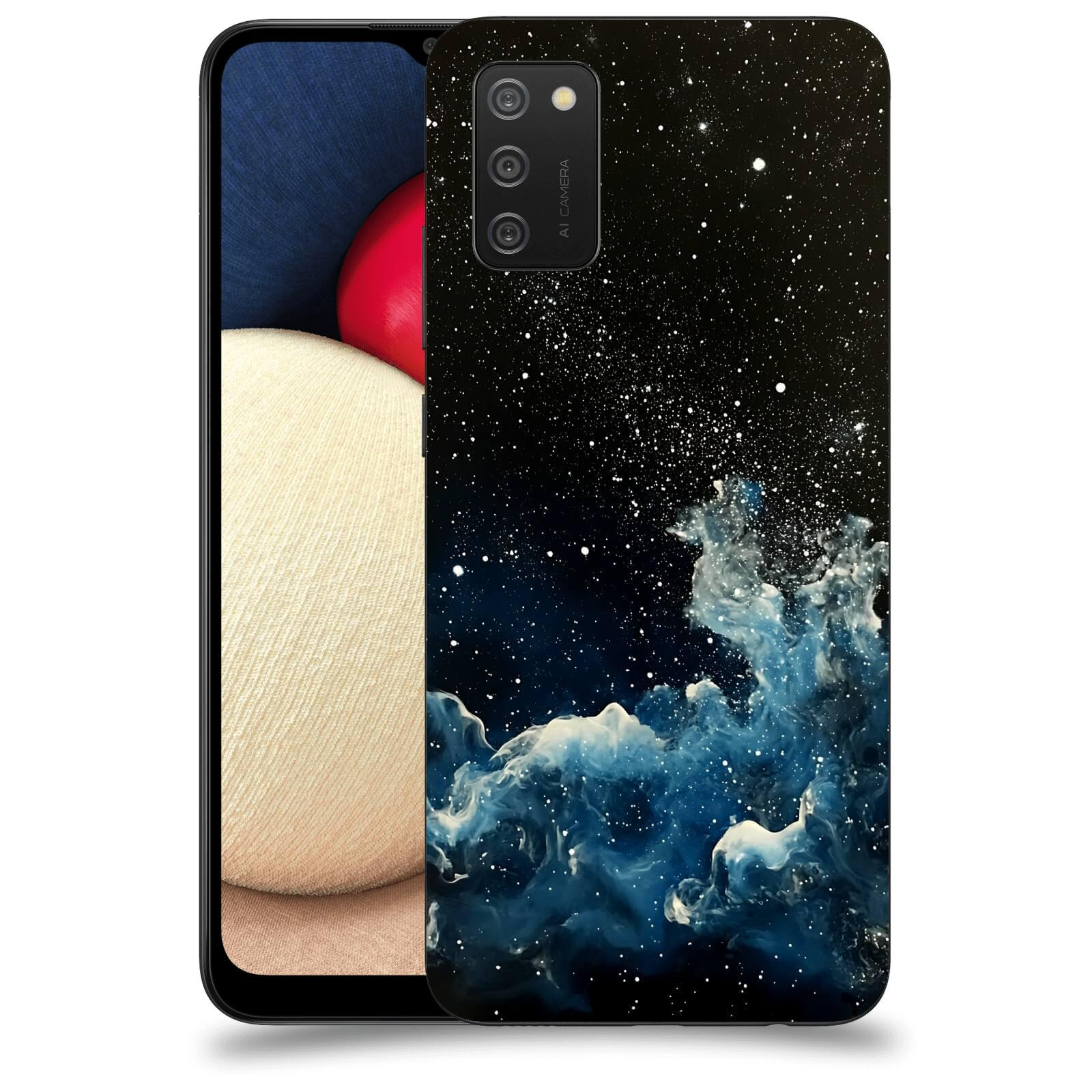 ACOVER Kryt na mobil Samsung Galaxy A02s A025G - Kosmická mlhovina