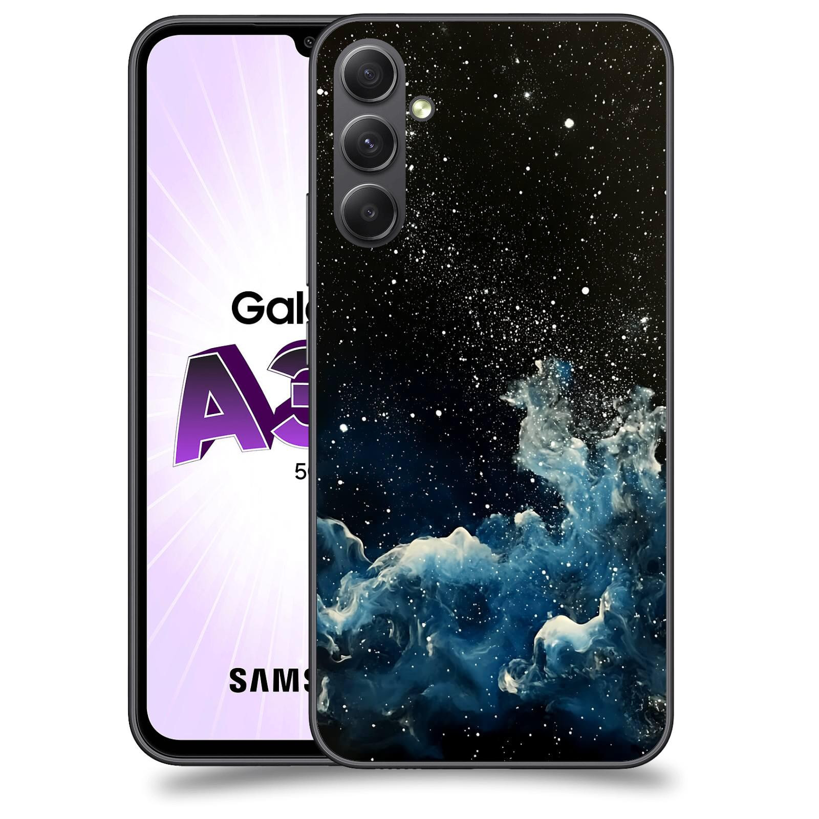 ACOVER Kryt na mobil Samsung Galaxy A34 - Kosmická mlhovina