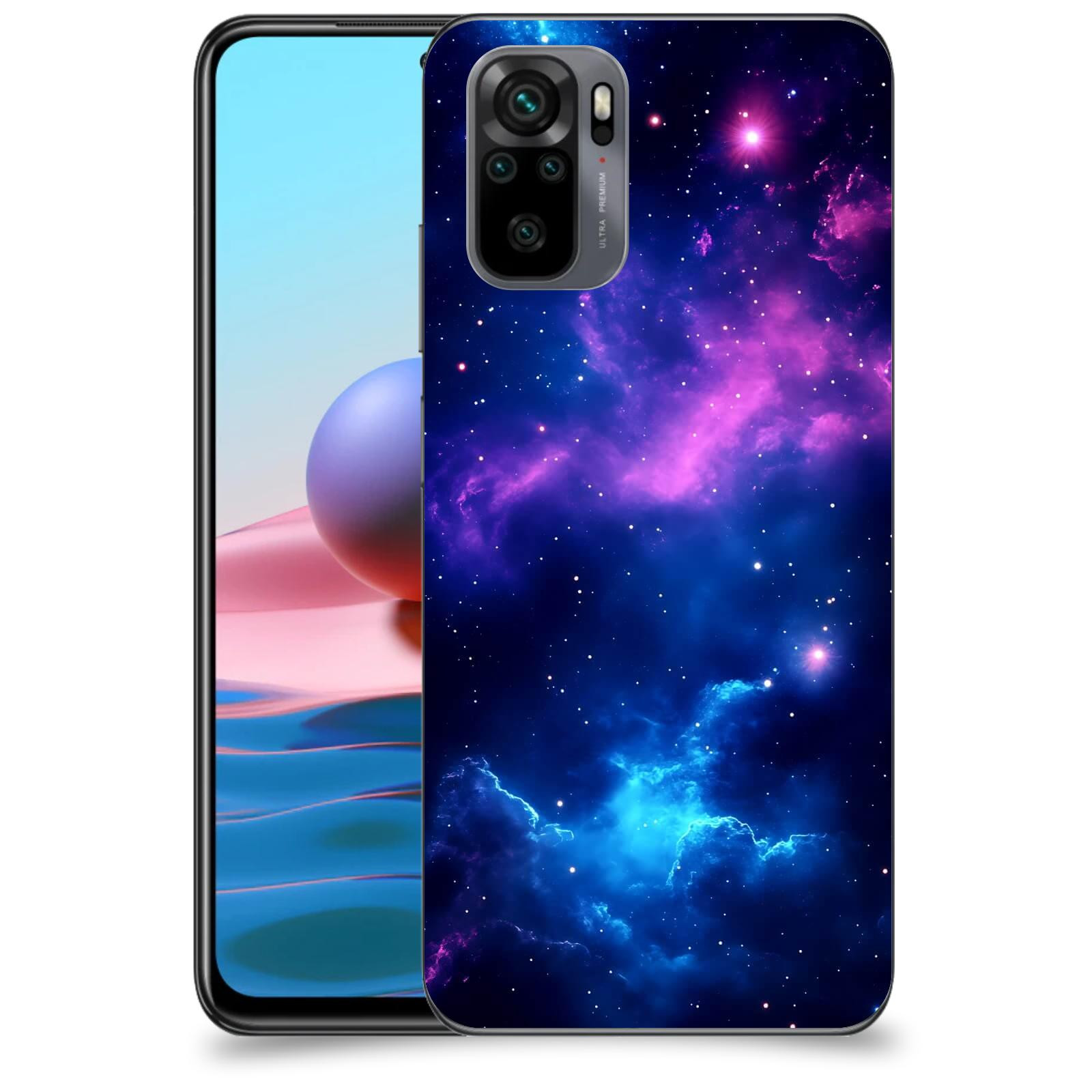 ACOVER Kryt na mobil Xiaomi Redmi Note 10 - Kosmická symfonie