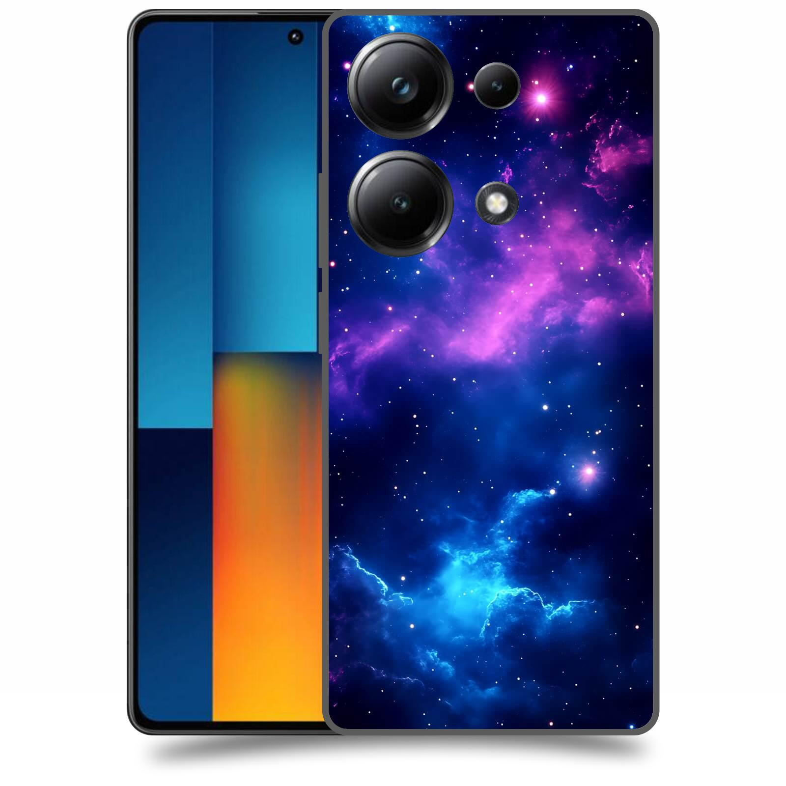 ACOVER Kryt na mobil Poco M6 - Kosmická symfonie