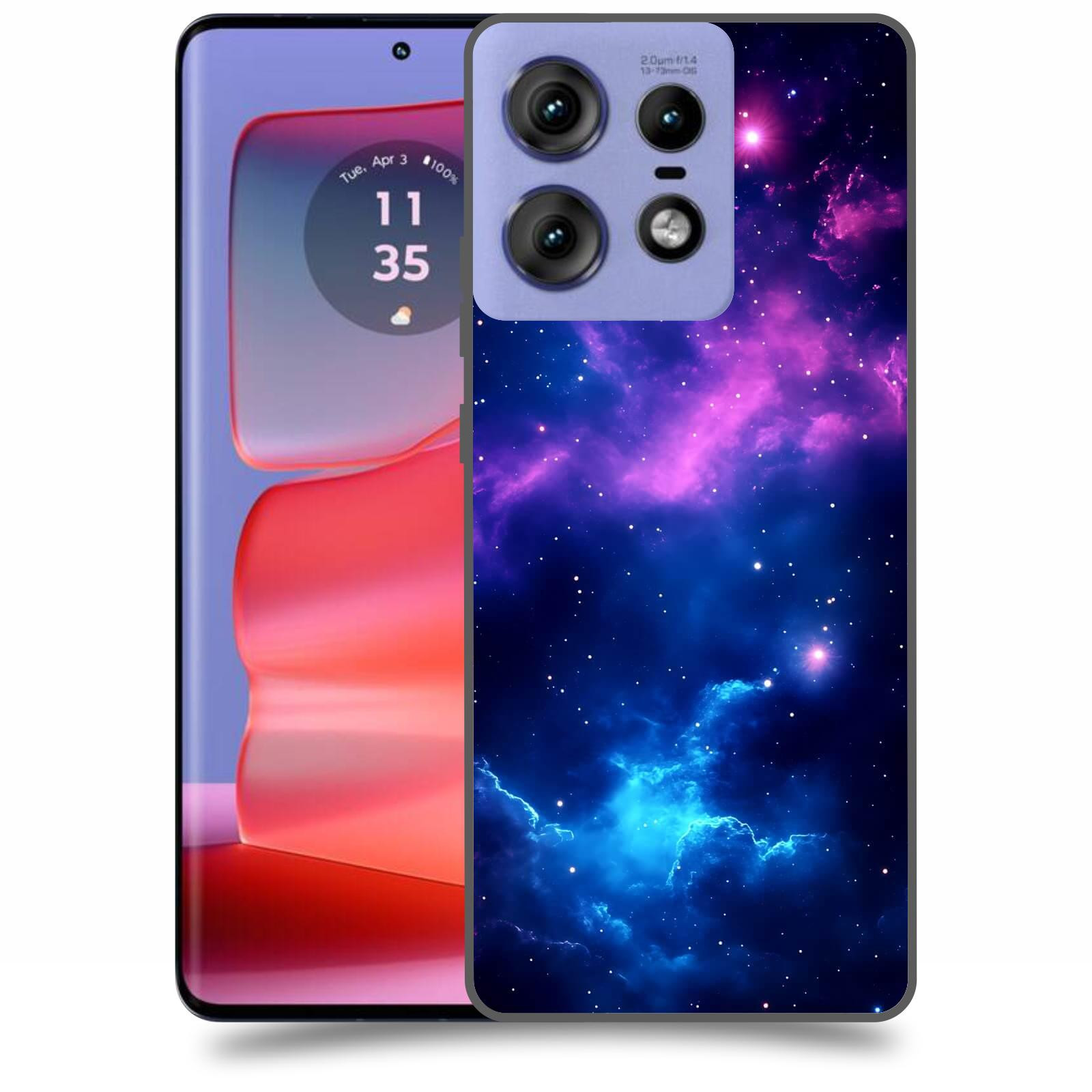 ACOVER Kryt na mobil Motorola Edge 50 Pro - Kosmická symfonie