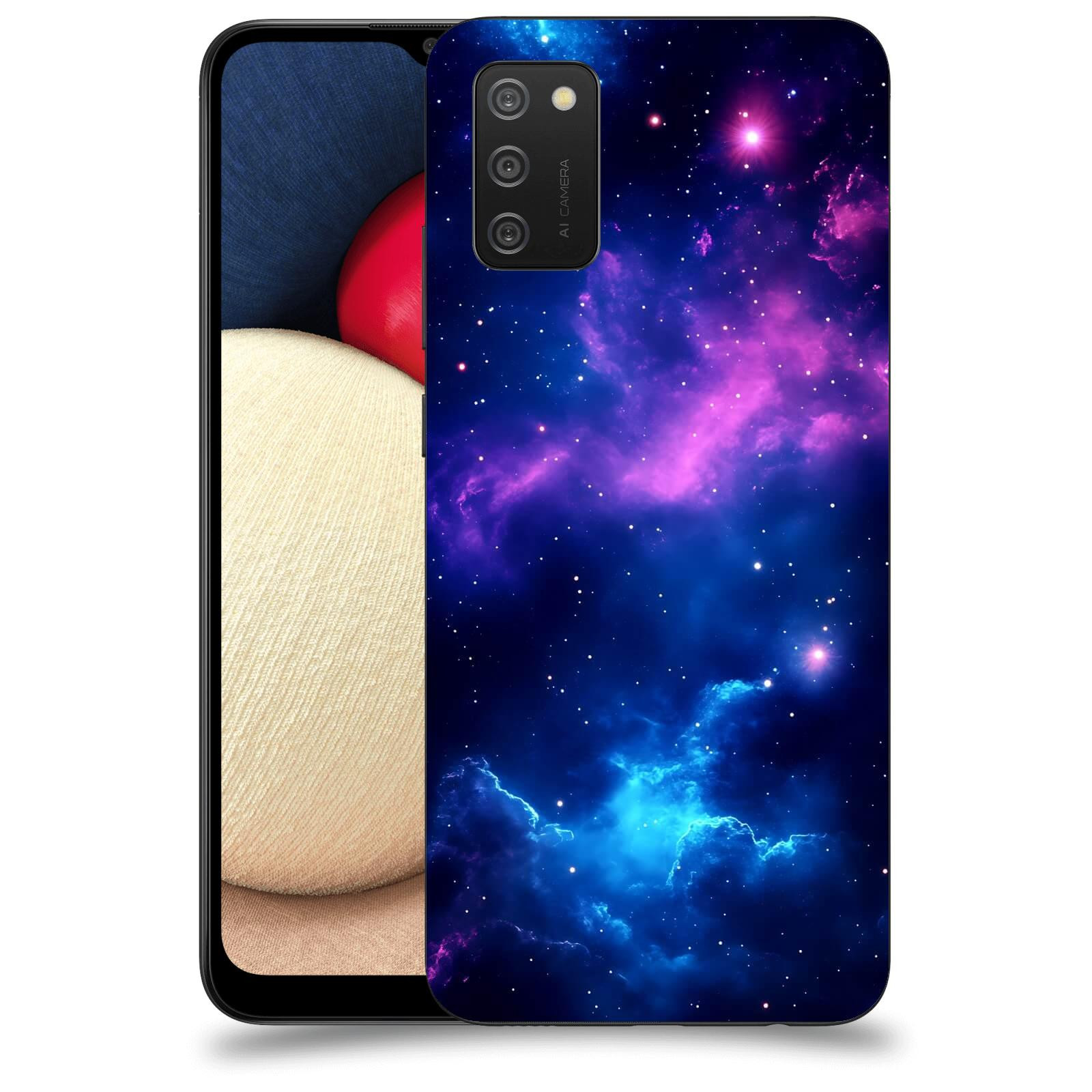 ACOVER Kryt na mobil Samsung Galaxy A02s A025G - Kosmická symfonie