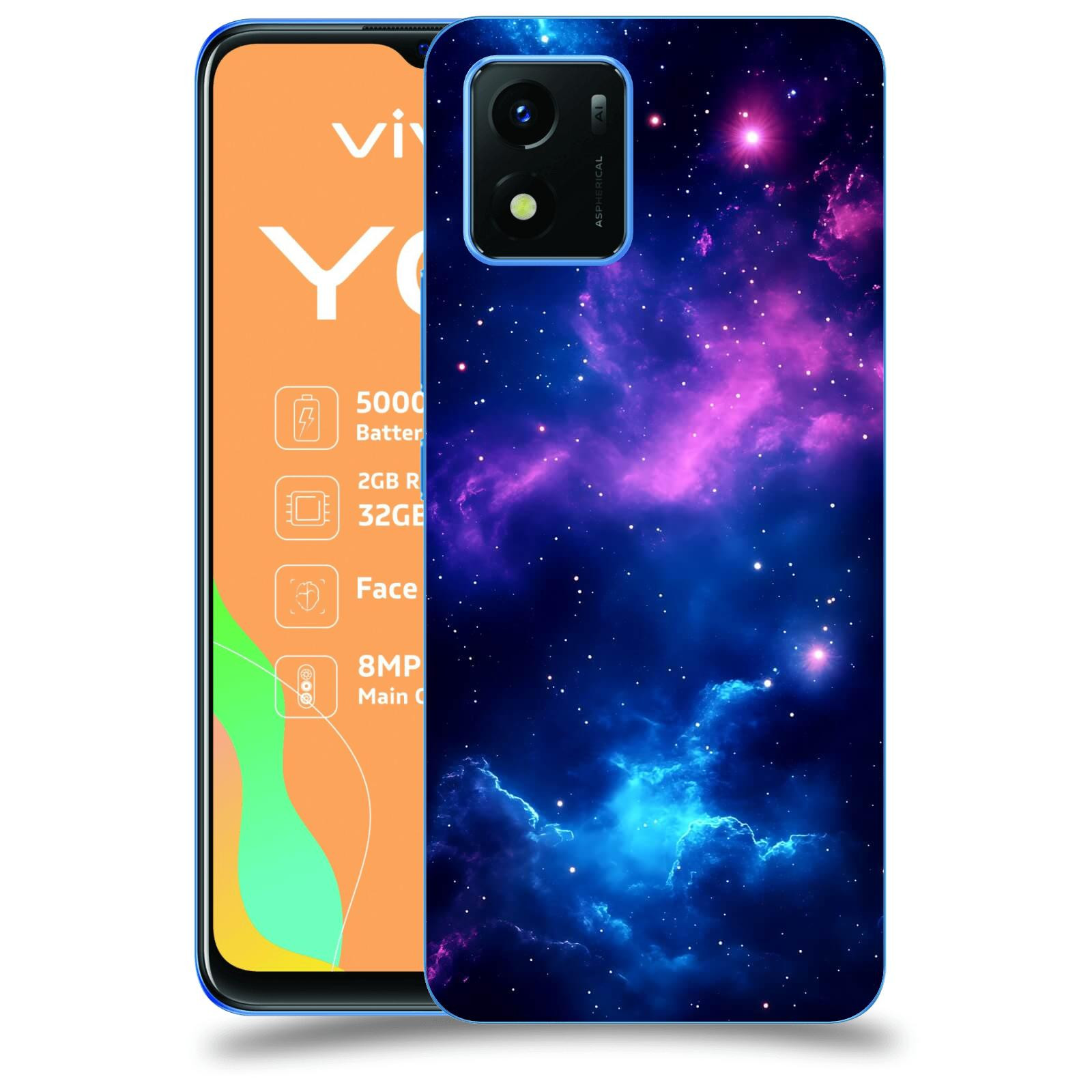 ACOVER Kryt na mobil Vivo Y01 - Kosmická symfonie
