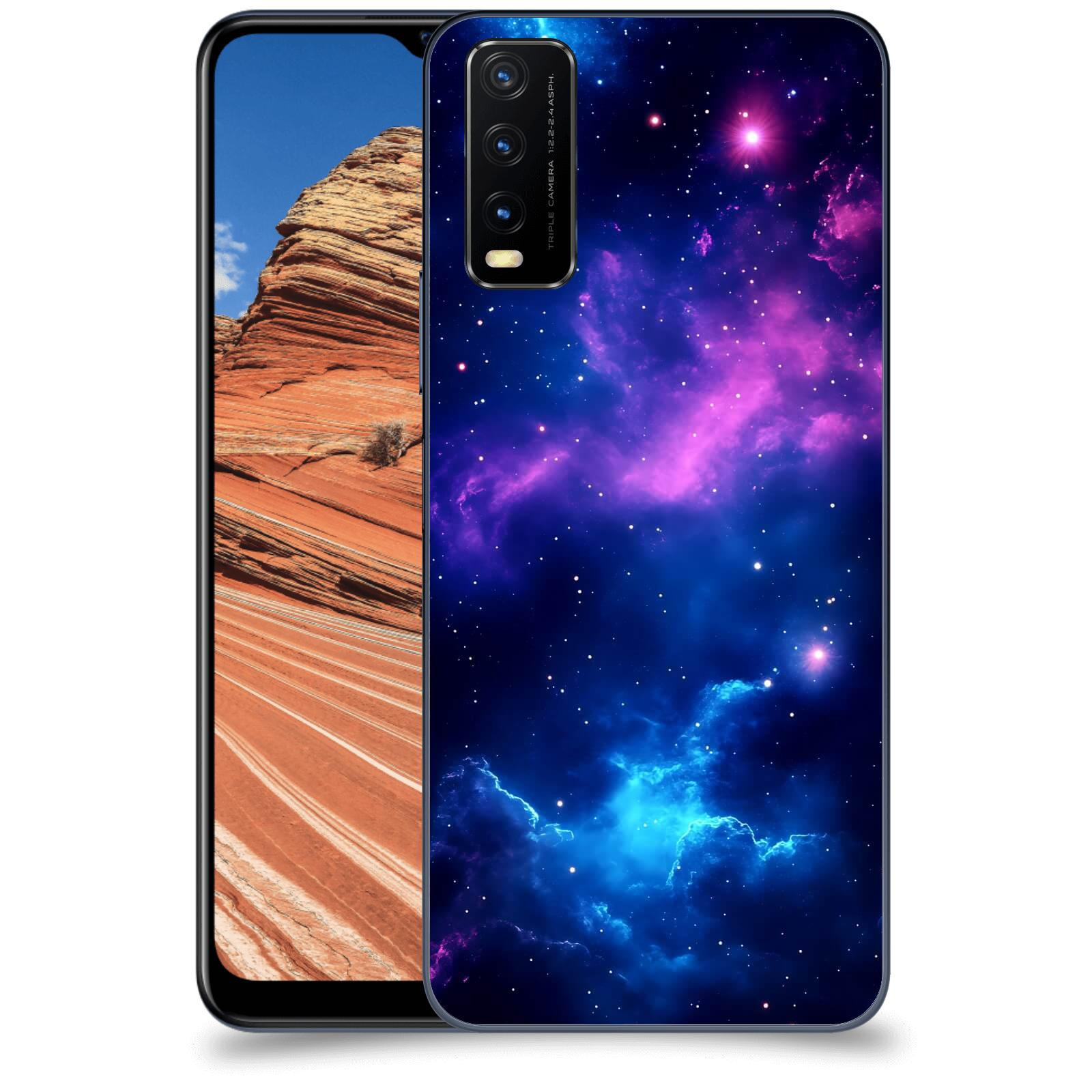 ACOVER Kryt na mobil Vivo Y20s - Kosmická symfonie