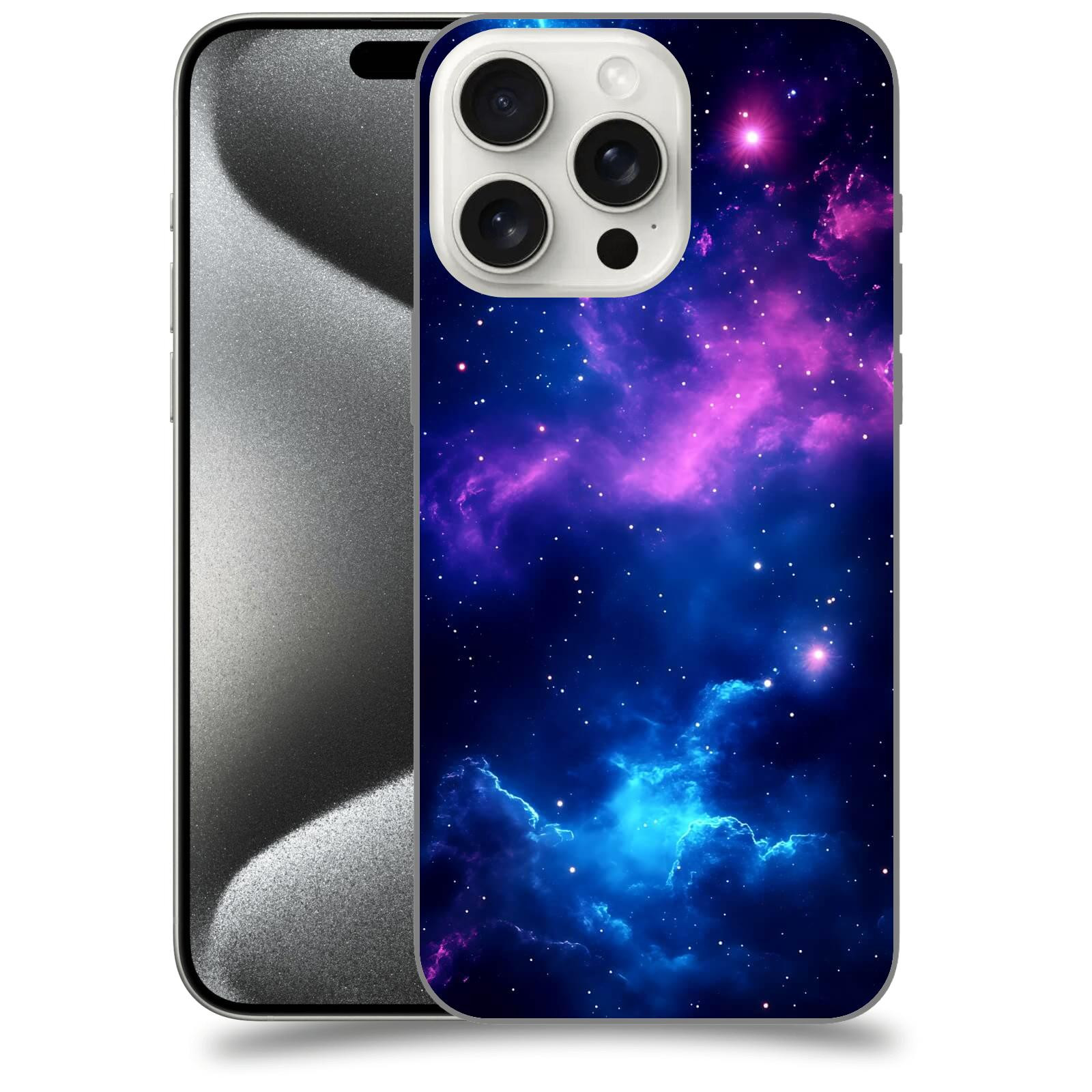 ACOVER Kryt na mobil Apple iPhone 15 pro max - Kosmická symfonie