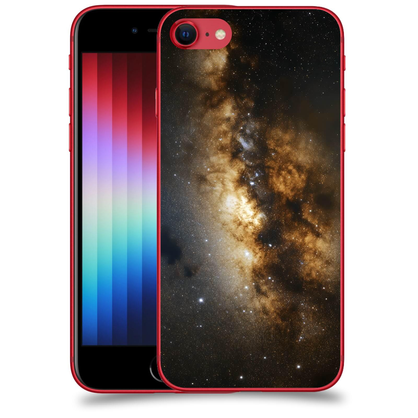 ACOVER Kryt na mobil Apple iPhone SE 2022 - Kosmický oheň