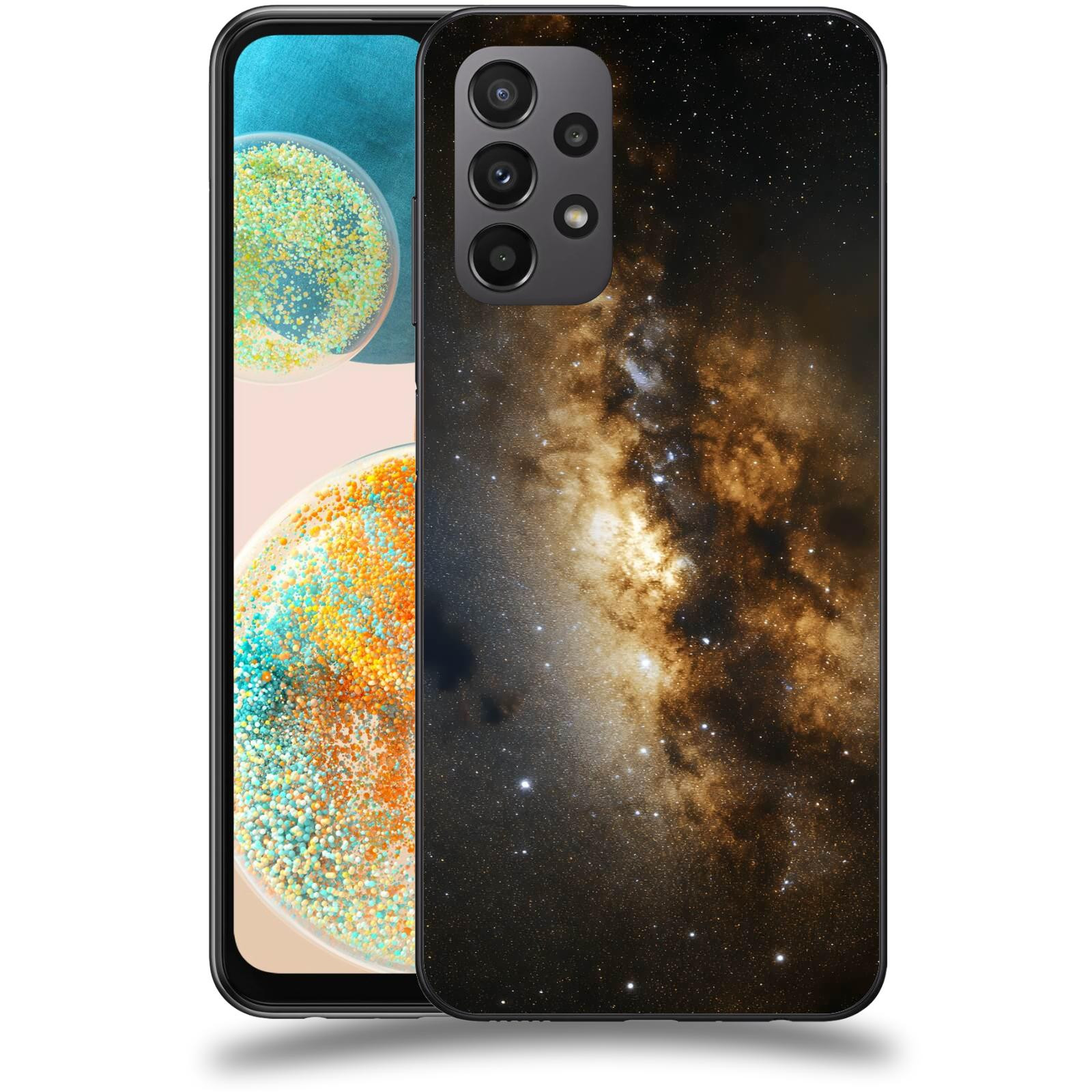 ACOVER Kryt na mobil Samsung Galaxy A23 5G - Kosmický oheň