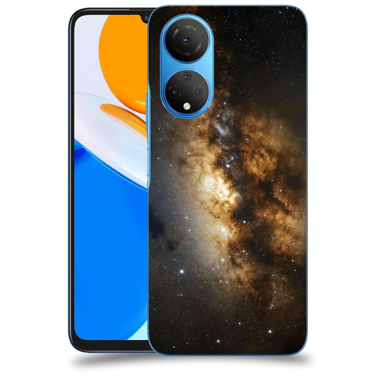 ACOVER Kryt na mobil Honor X7 - Kosmický oheň