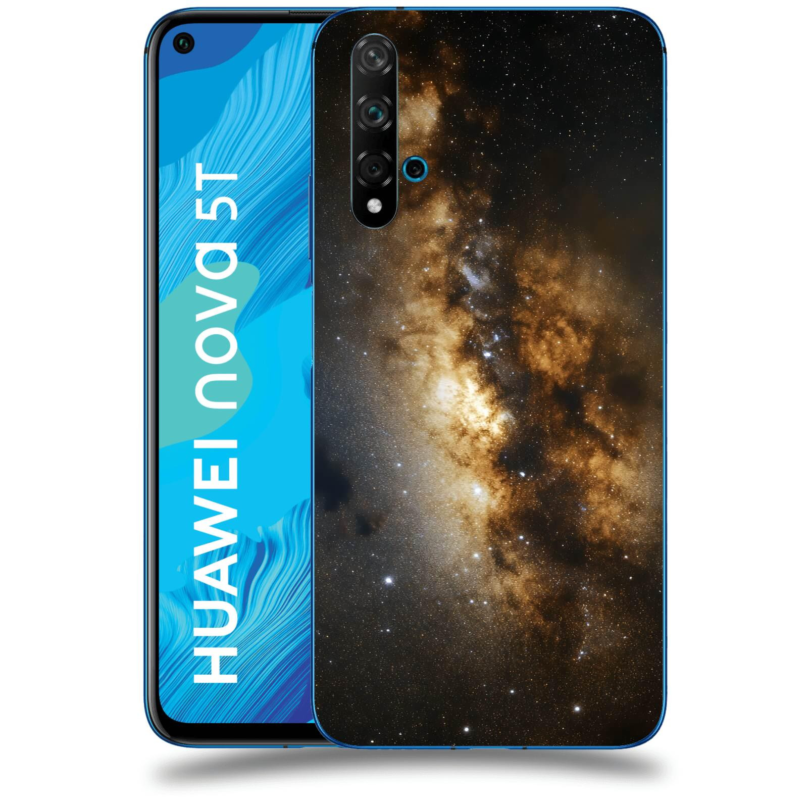 ACOVER Kryt na mobil Huawei Nova 5T - Kosmický oheň