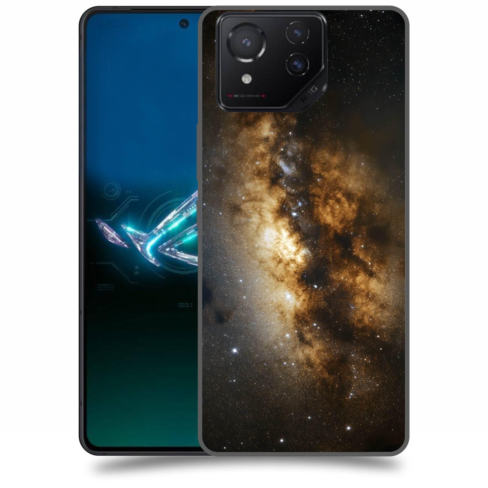 ACOVER Kryt na mobil Asus ROG Phone 8 - Kosmický oheň