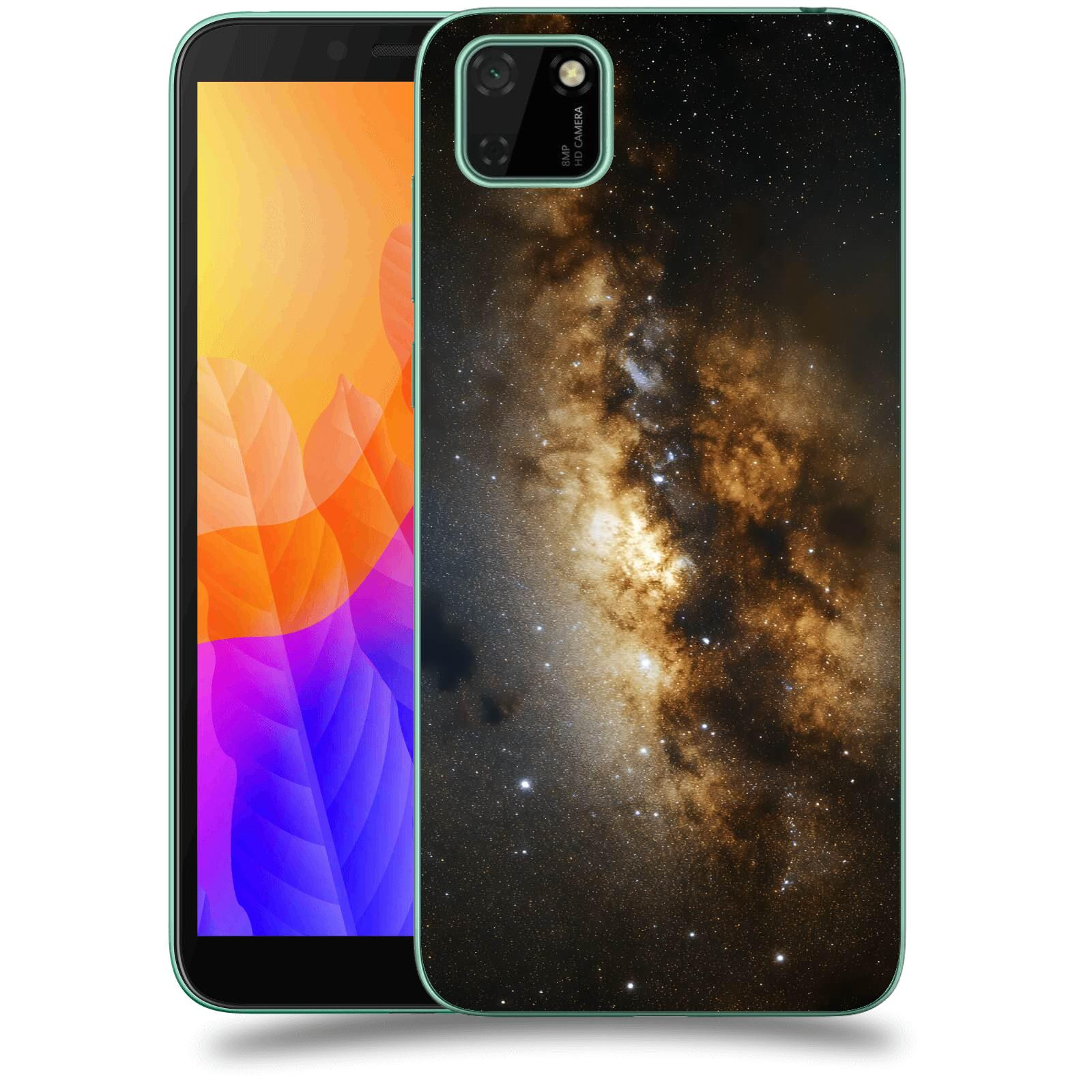 ACOVER Kryt na mobil Huawei Y5P - Kosmický oheň