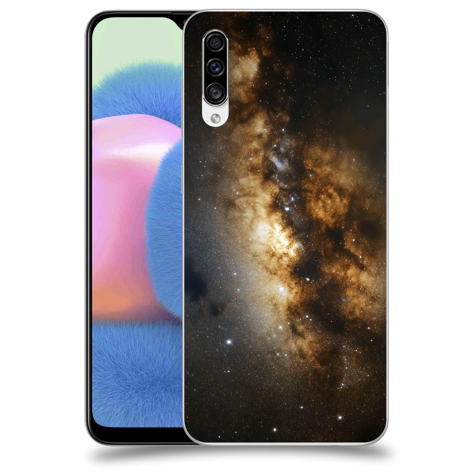 ACOVER Kryt na mobil Samsung Galaxy A30s A307F - Kosmický oheň