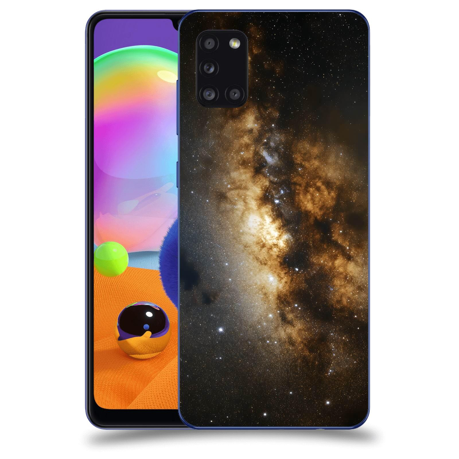 ACOVER Kryt na mobil Samsung Galaxy A31 A315F - Kosmický oheň