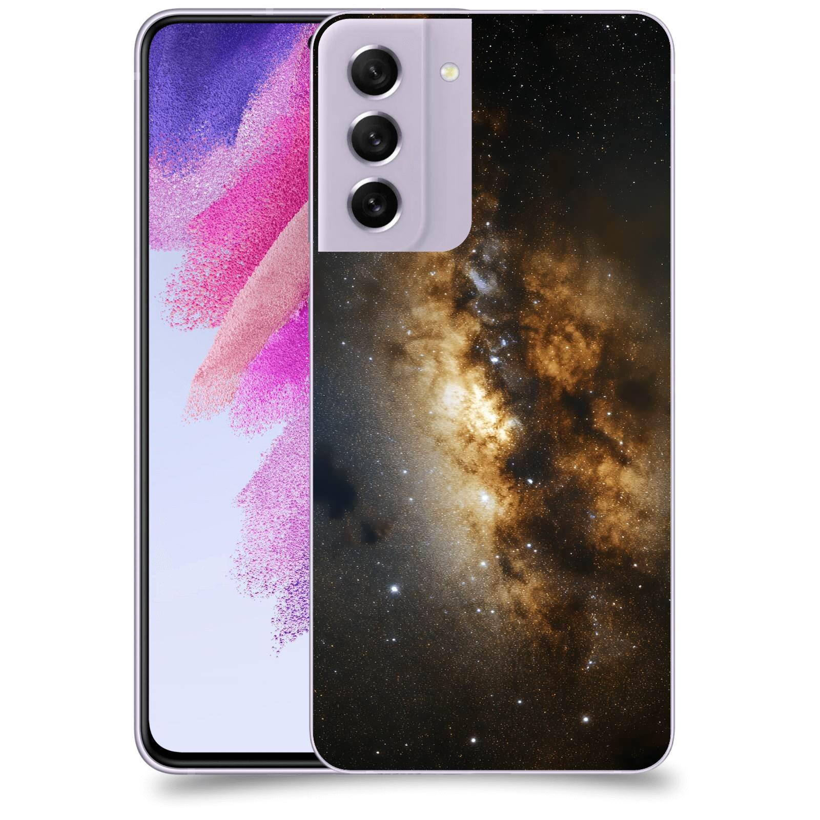 ACOVER Kryt na mobil Samsung Galaxy S21 FE 5G - Kosmický oheň