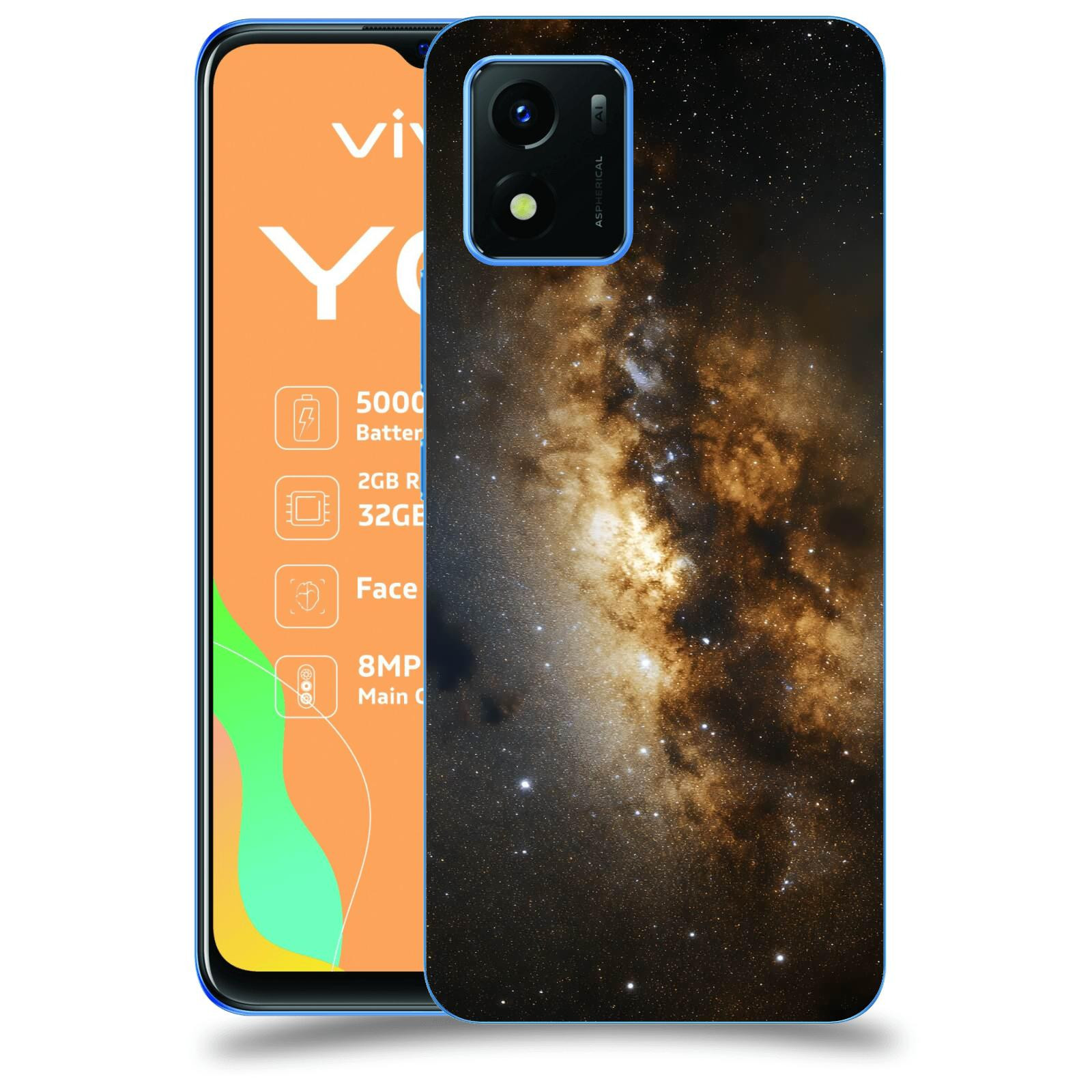 ACOVER Kryt na mobil Vivo Y01 - Kosmický oheň