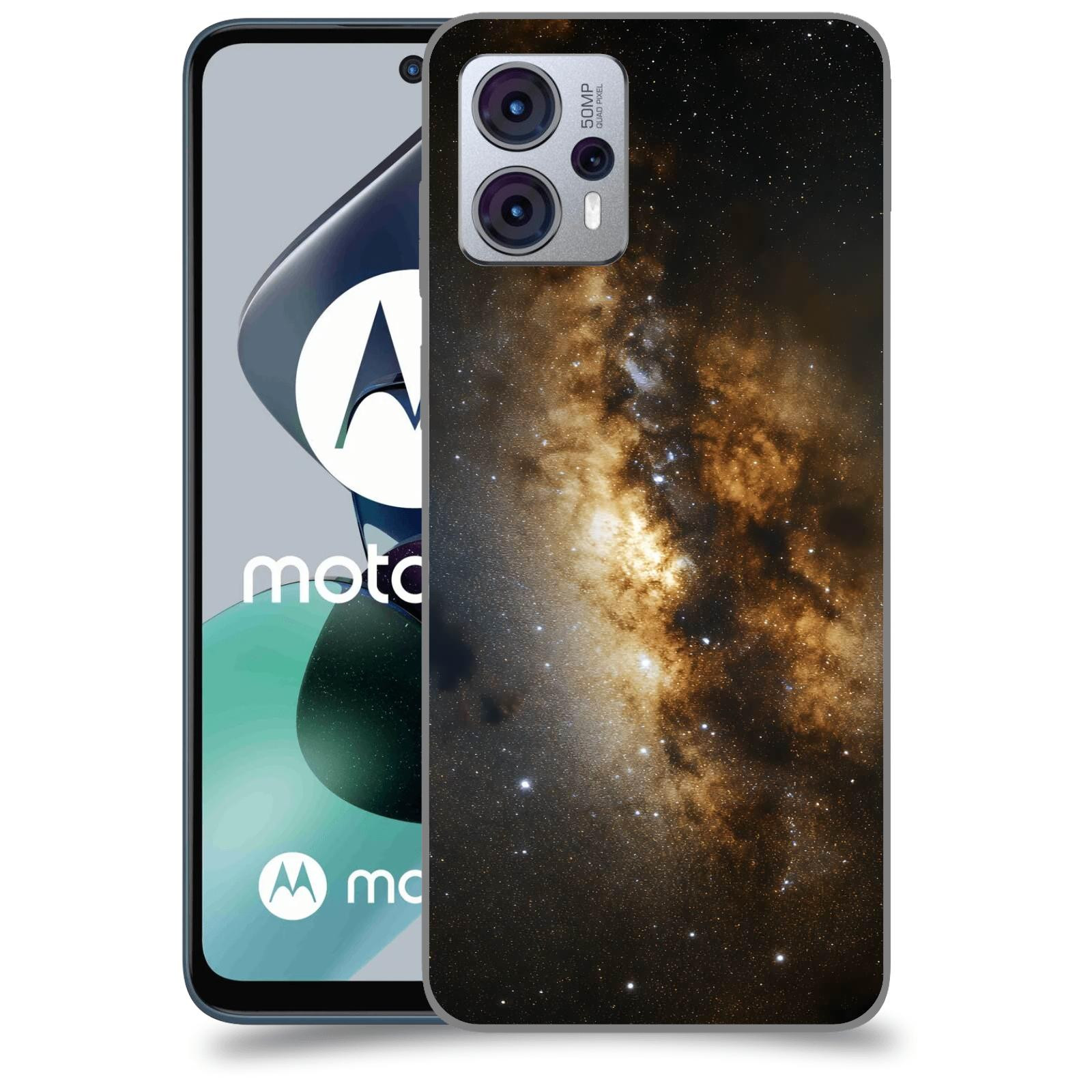 ACOVER Kryt na mobil Motorola Moto G23 - Kosmický oheň