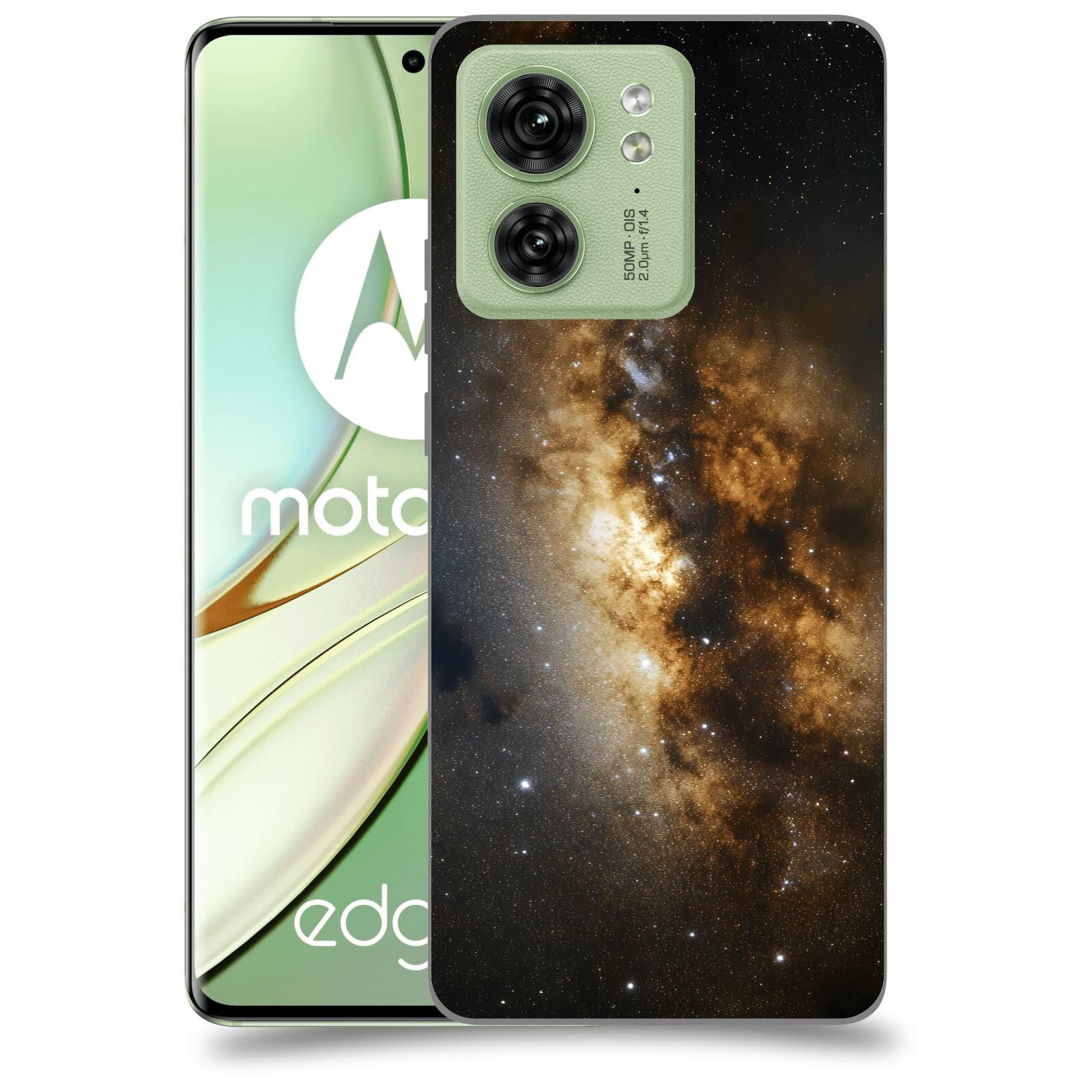 ACOVER Kryt na mobil Motorola EDGE 40 5G - Kosmický oheň