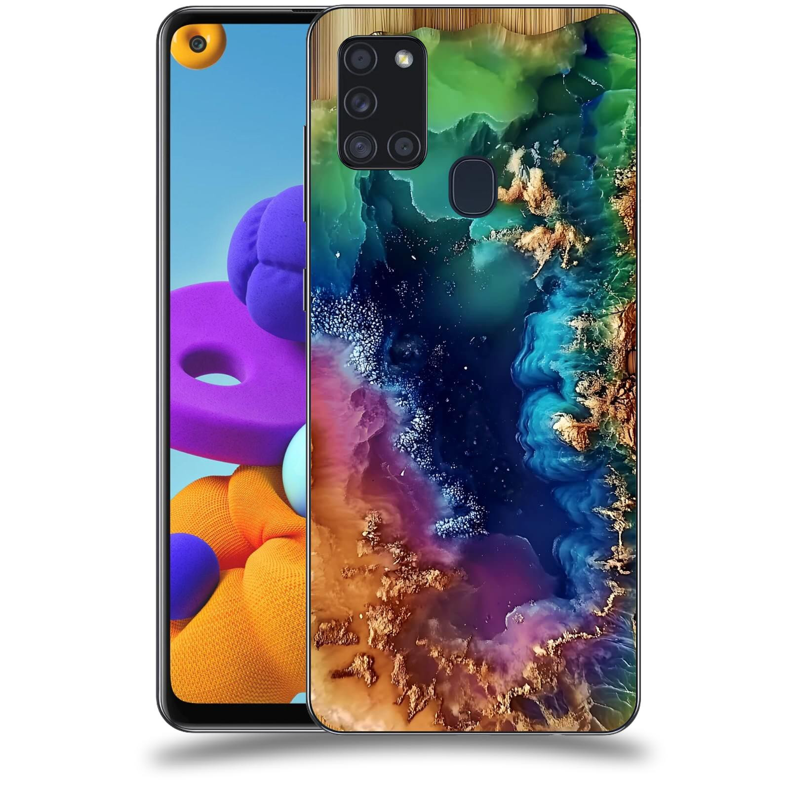ACOVER Kryt na mobil Samsung Galaxy A21s - Krystalická energie
