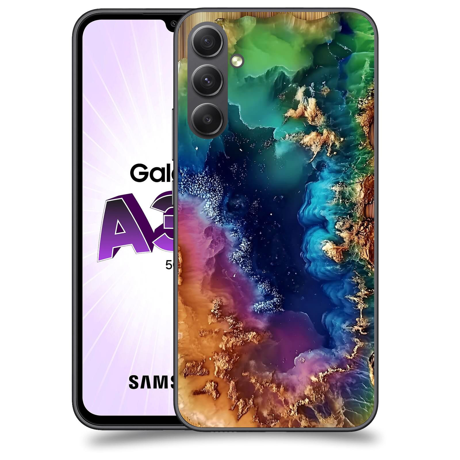 ACOVER Kryt na mobil Samsung Galaxy A34 - Krystalická energie
