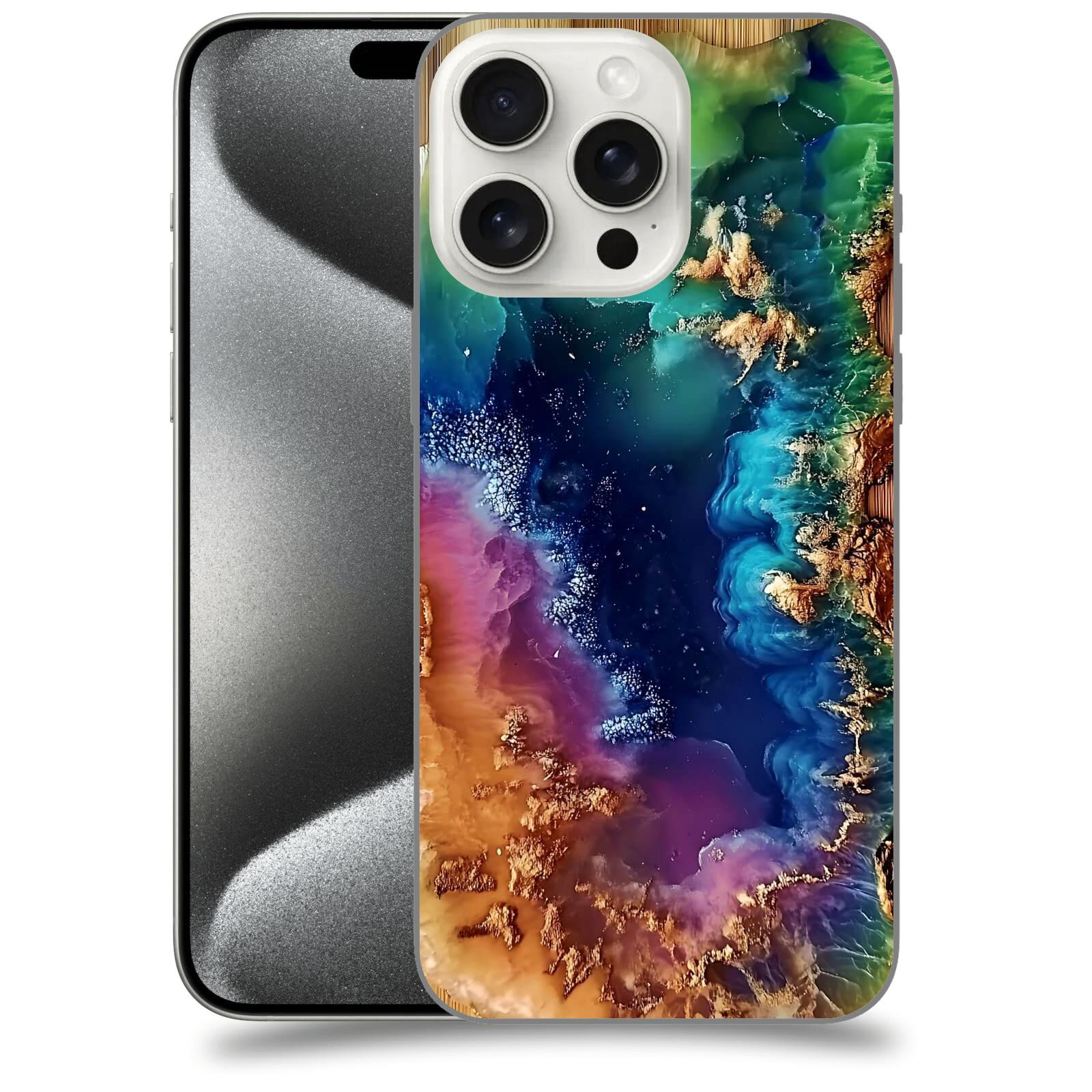 ACOVER Kryt na mobil Apple iPhone 15 pro max - Krystalická energie