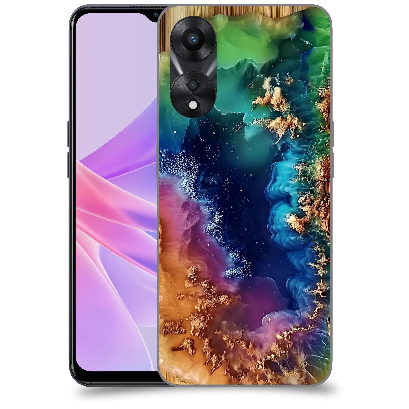 ACOVER Kryt na mobil OPPO A78 5G - Krystalická energie