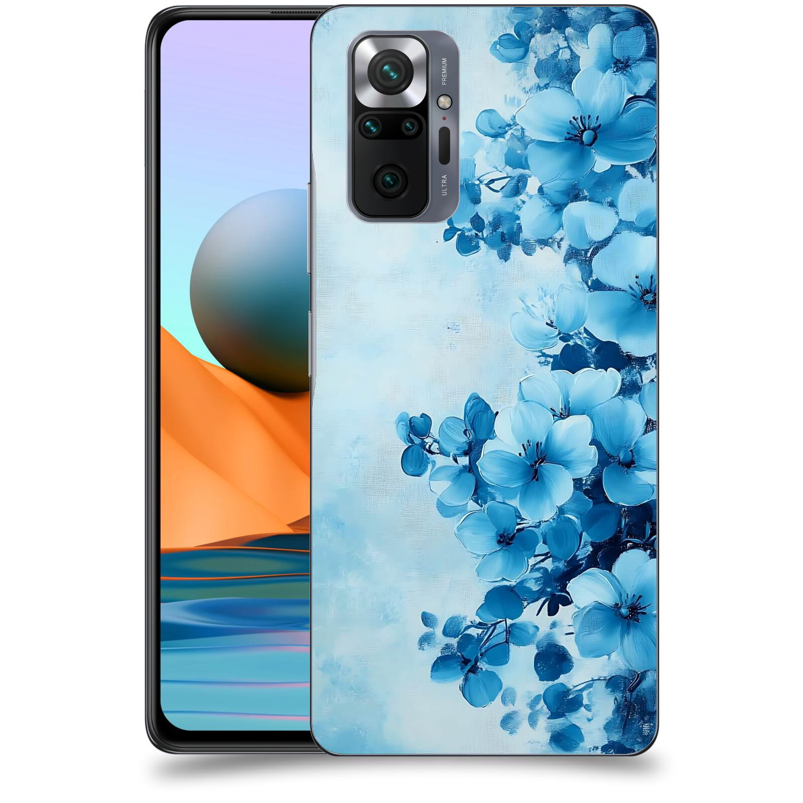 ACOVER Kryt na mobil Xiaomi Redmi Note 10 Pro - Květinová malba