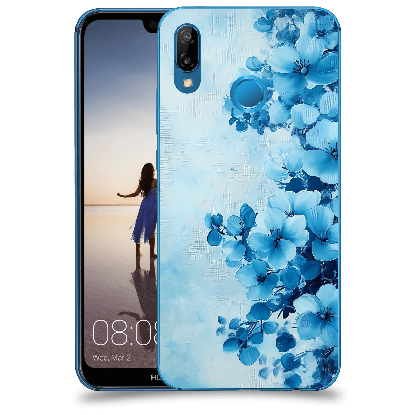 ACOVER Kryt na mobil Huawei P20 Lite - Květinová malba