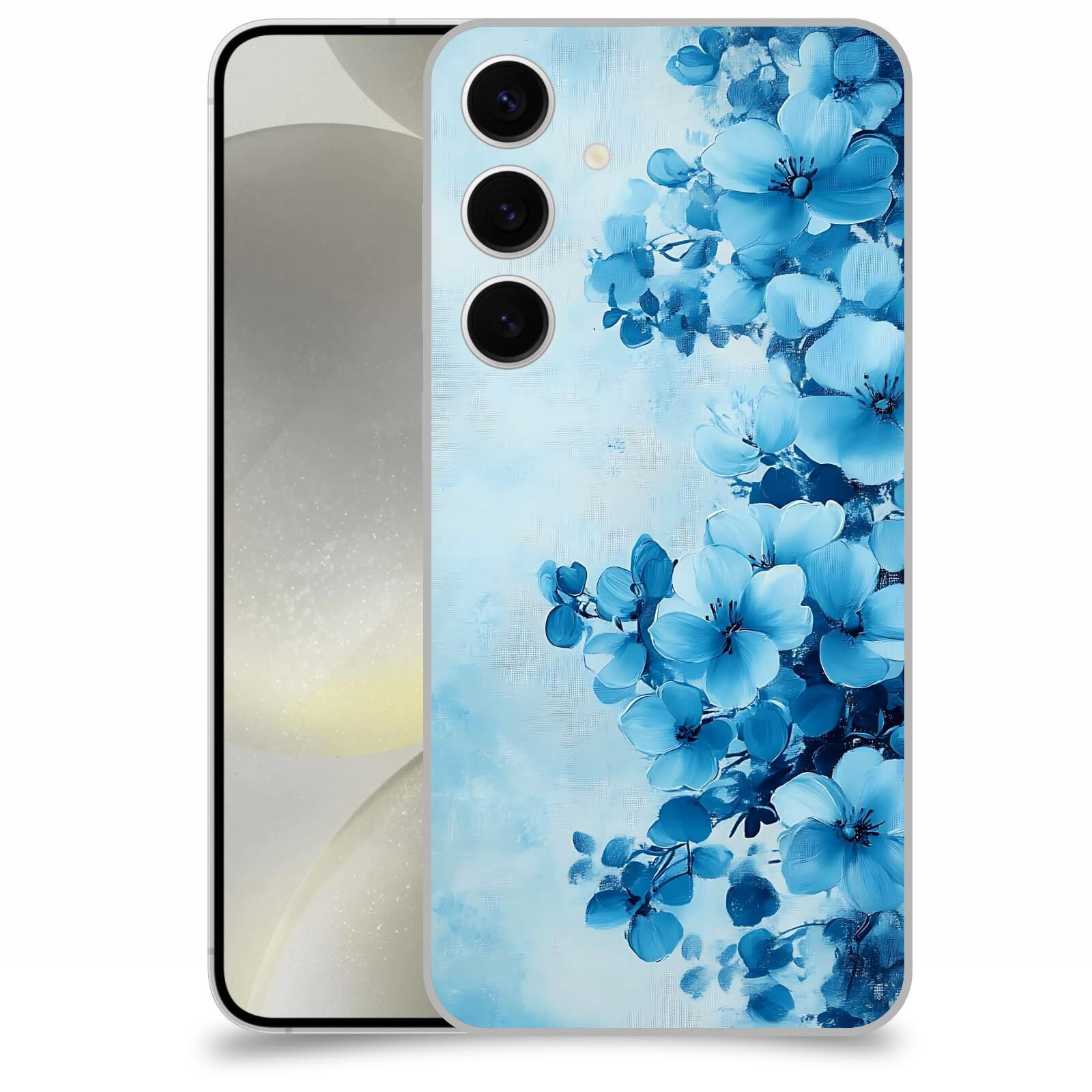 ACOVER Kryt na mobil Samsung Galaxy S24+ - Květinová malba
