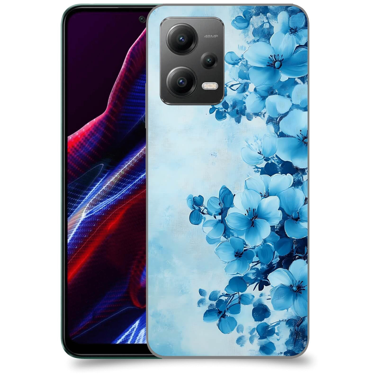 ACOVER Kryt na mobil Xiaomi Poco X5 - Květinová malba