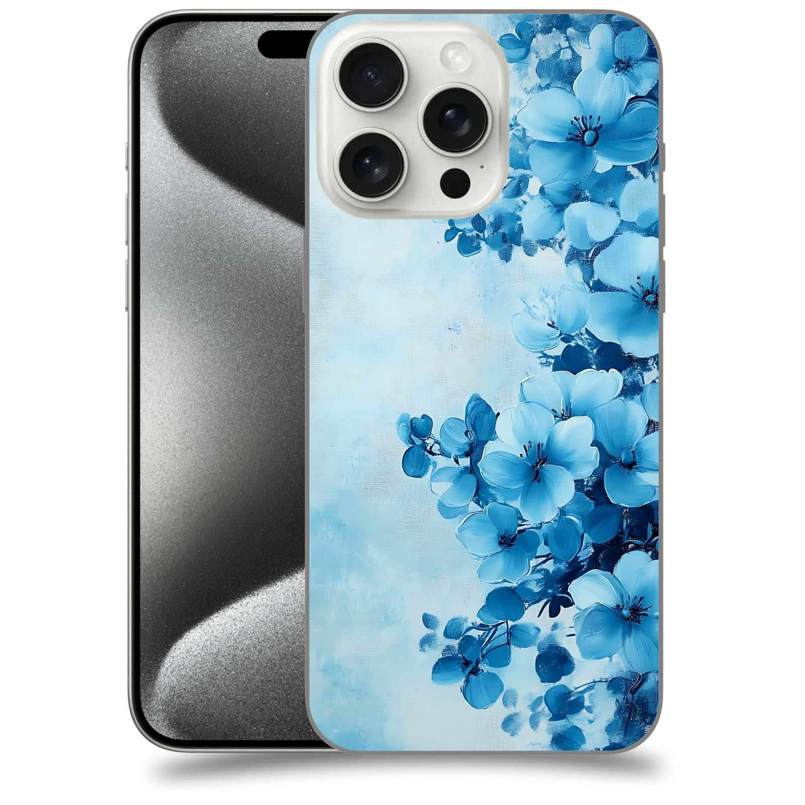 ACOVER Kryt na mobil Apple iPhone 15 pro max - Květinová malba