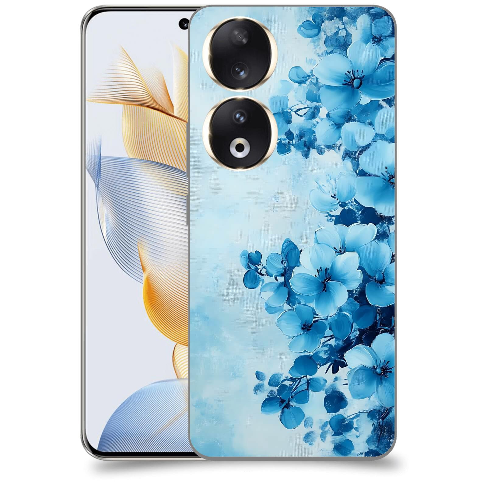 ACOVER Kryt na mobil Honor 90 - Květinová malba