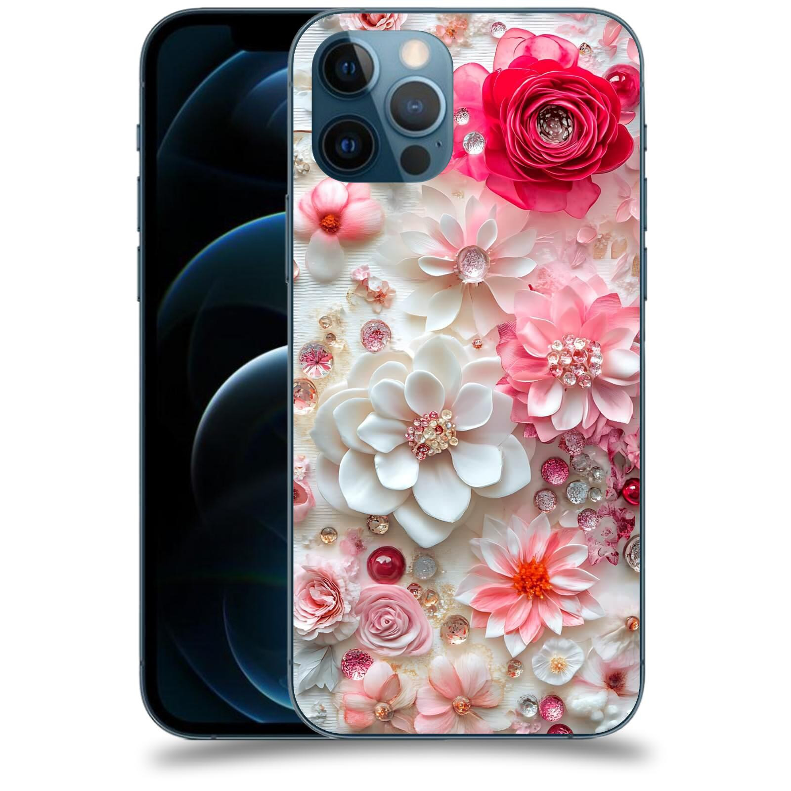 ACOVER Kryt na mobil Apple iPhone 12 Pro - Květinový luxus