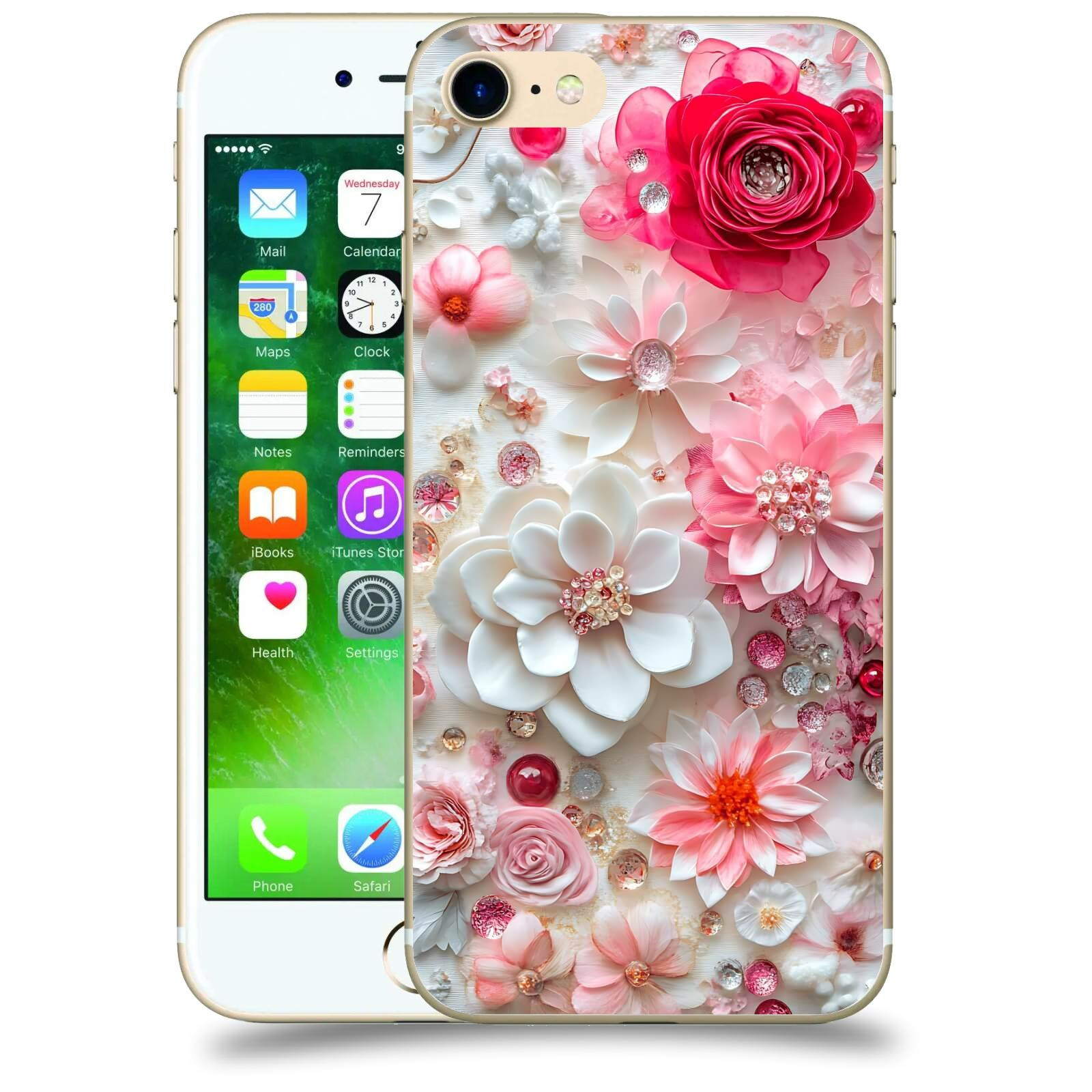 ACOVER Kryt na mobil Apple iPhone 7 - Květinový luxus
