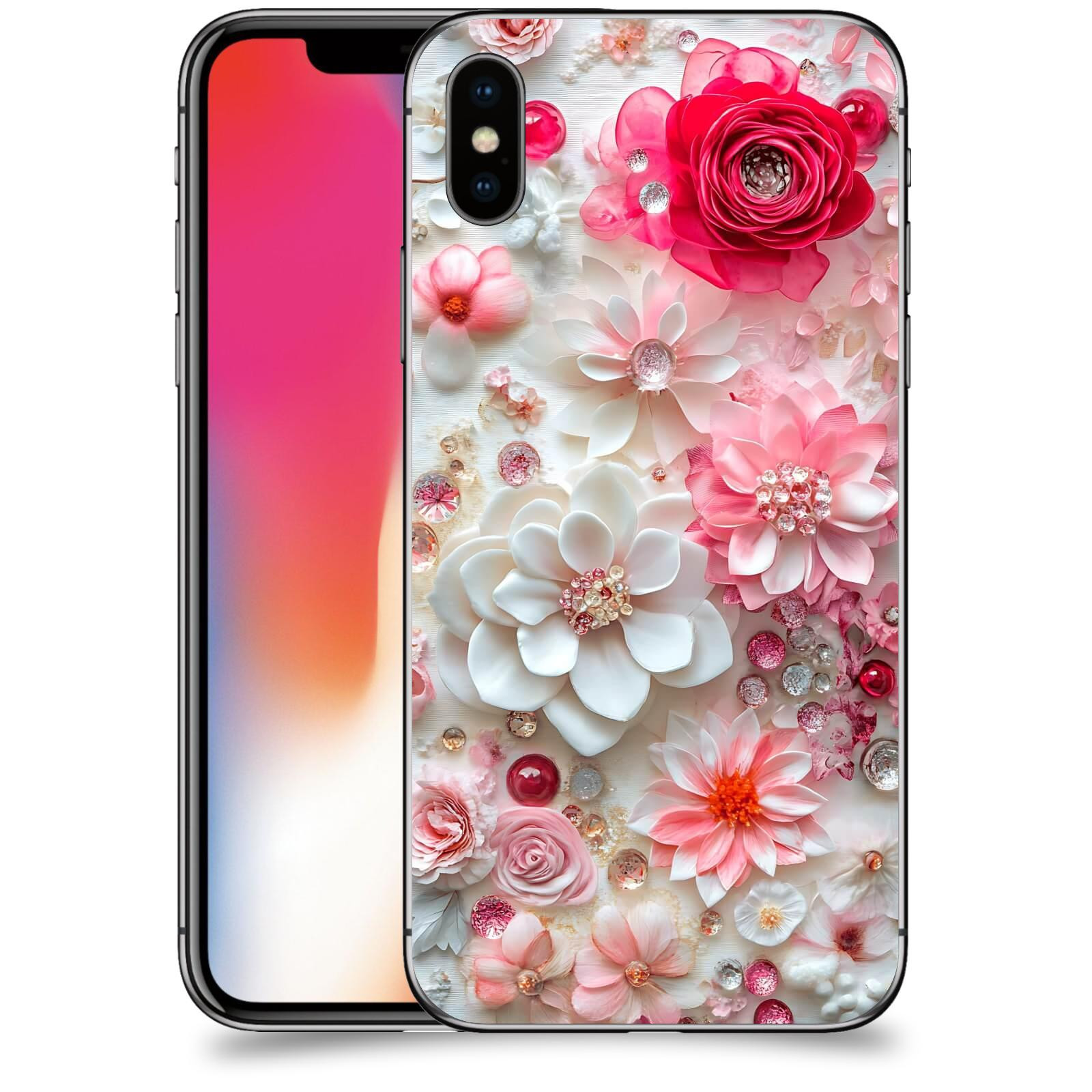 ACOVER Kryt na mobil Apple iPhone X/XS - Květinový luxus