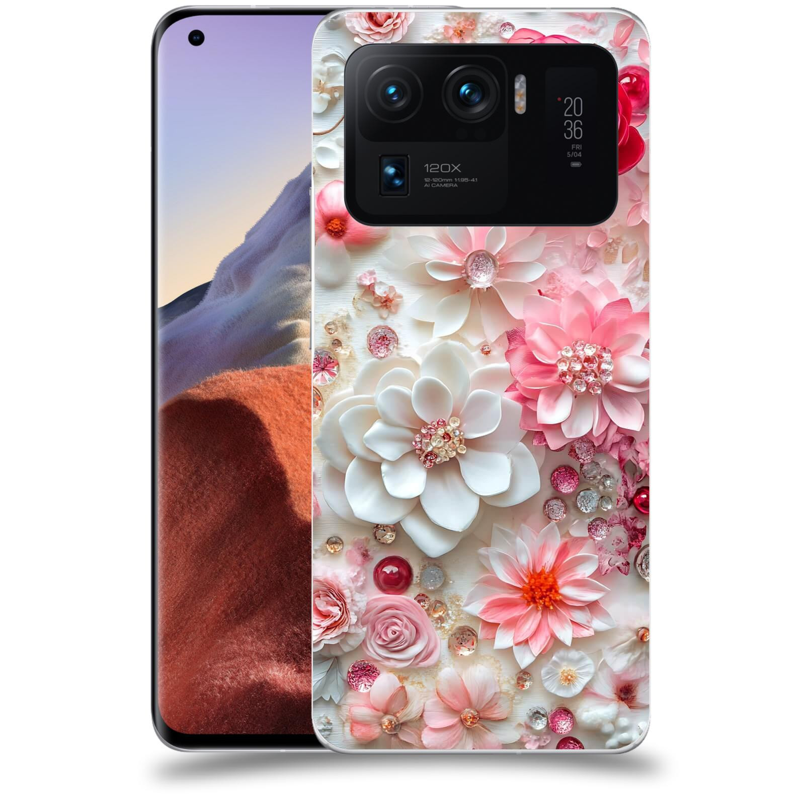 ACOVER Kryt na mobil Xiaomi Mi 11 Ultra - Květinový luxus