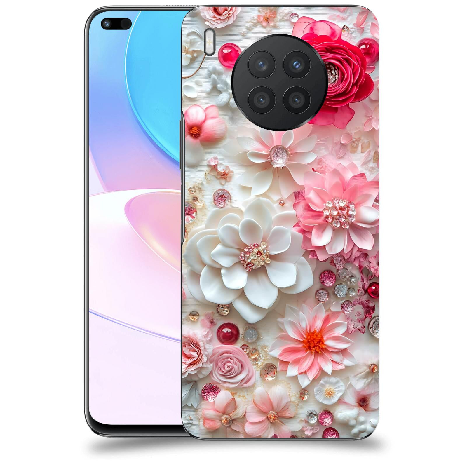 ACOVER Kryt na mobil Honor 50 Lite - Květinový luxus