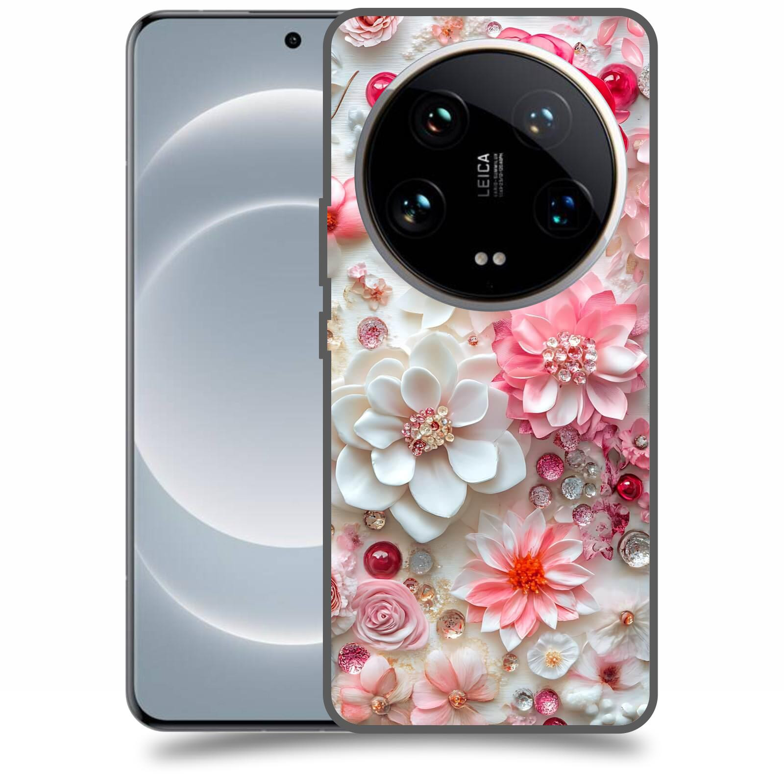 ACOVER Kryt na mobil Xiaomi 14 Ultra - Květinový luxus