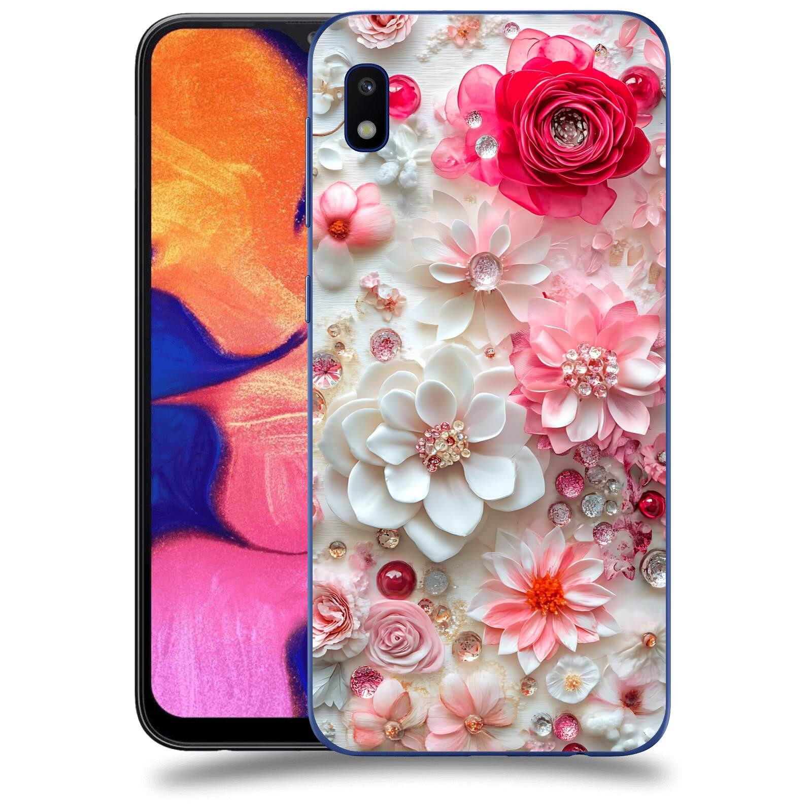 ACOVER Kryt na mobil Samsung Galaxy A10 A105F - Květinový luxus