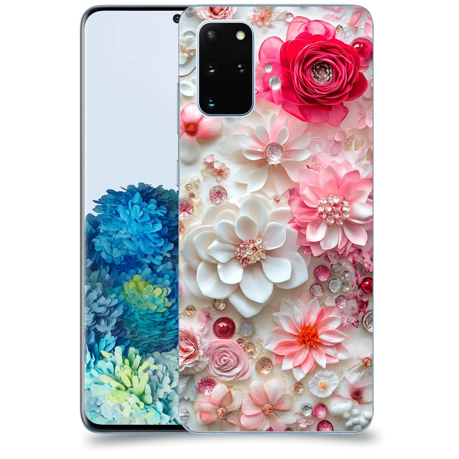 ACOVER Kryt na mobil Samsung Galaxy S20+ G985F - Květinový luxus