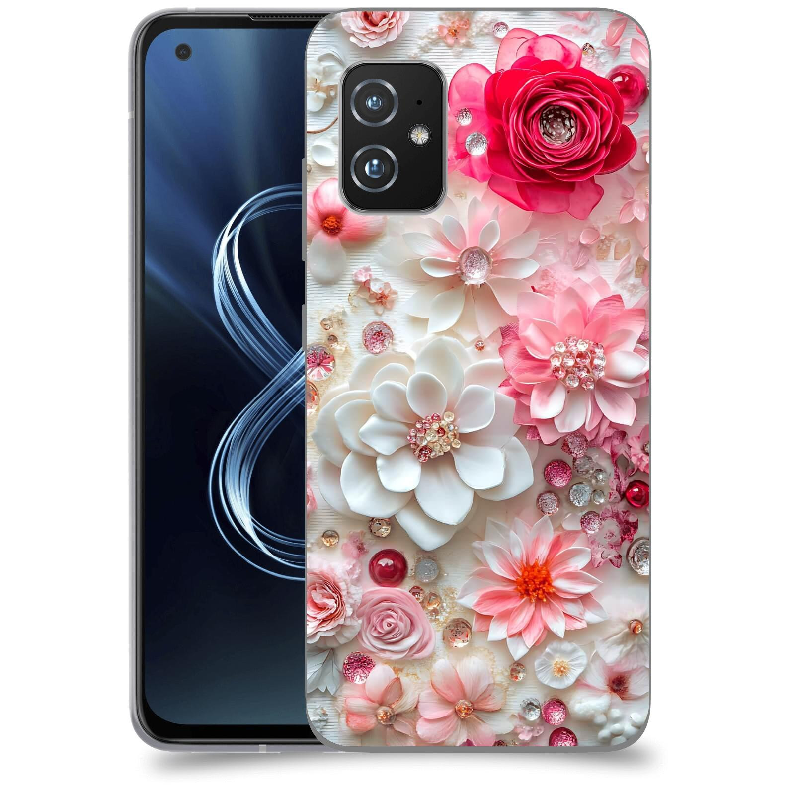 ACOVER Kryt na mobil Honor Magic5 Lite 5G - Květinový luxus